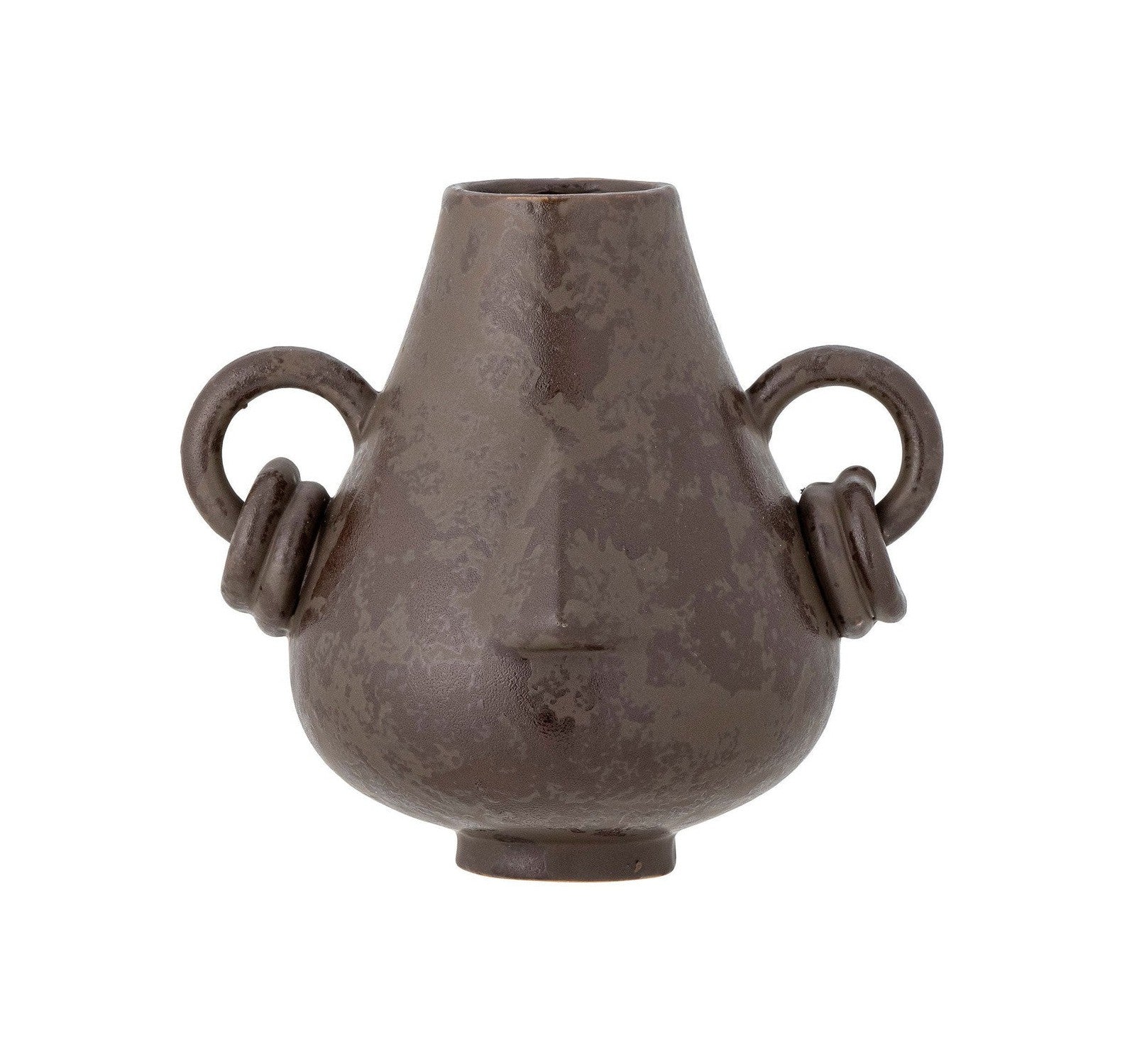 Bloomingville Tarun Deco Vase, Brown, stentøj