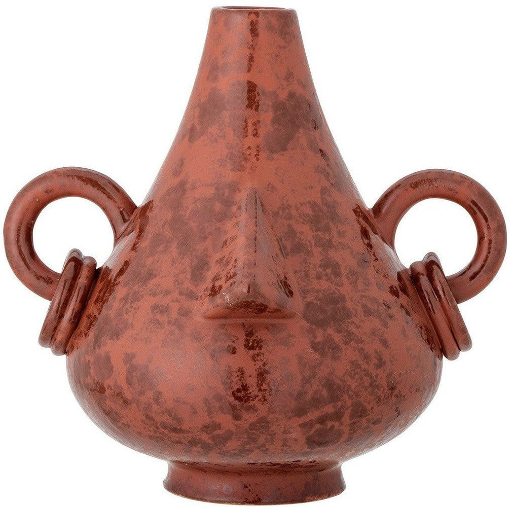 [product_category]-Bloomingville Tarun Deco Vase, Brown, Stoneware-Bloomingville-5711173297511-82057486-BLO-1