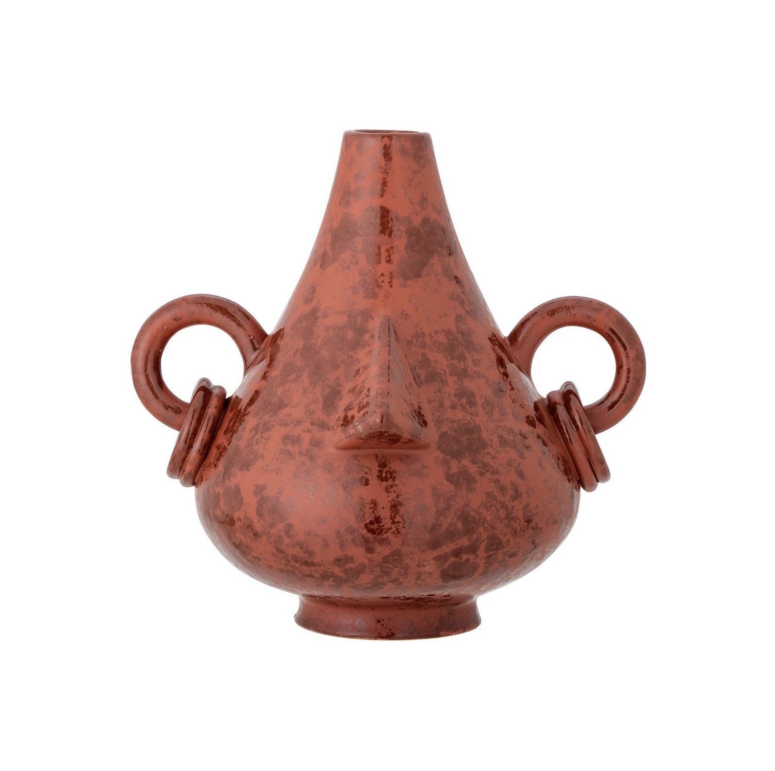 Bloomingville Tarun Deco Vase, Brown, stentøj