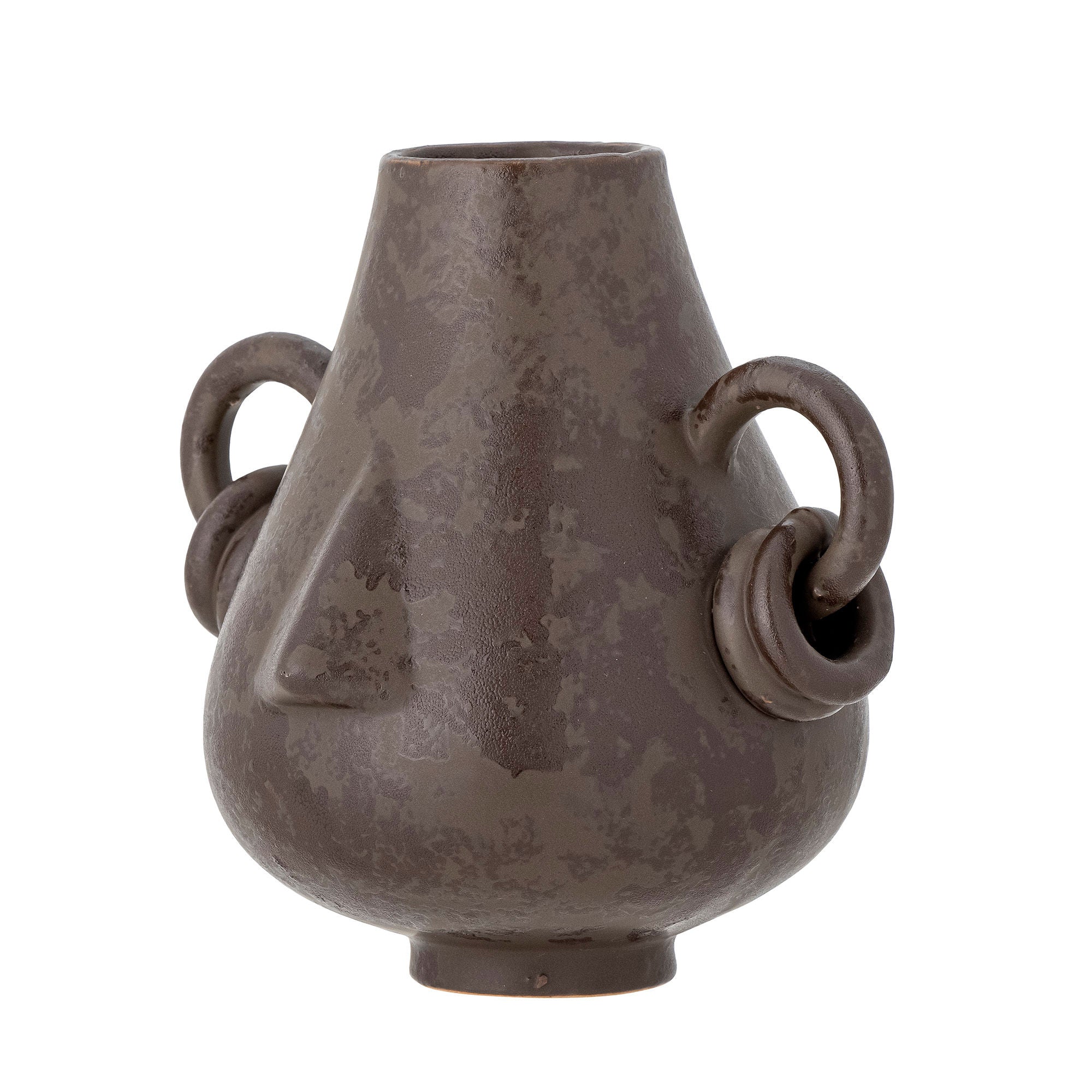 [product_category]-Bloomingville Tarun Deco Vase, Brown, Stoneware-Bloomingville-5711173295036-82057491-BLO-2