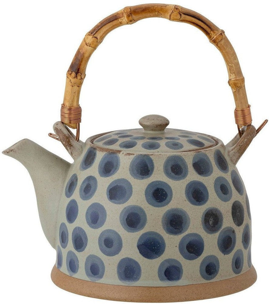 [product_category]-Bloomingville Tinni Teapot, Blue, Stoneware-Bloomingville-5711173294831-82057529-BLO-1