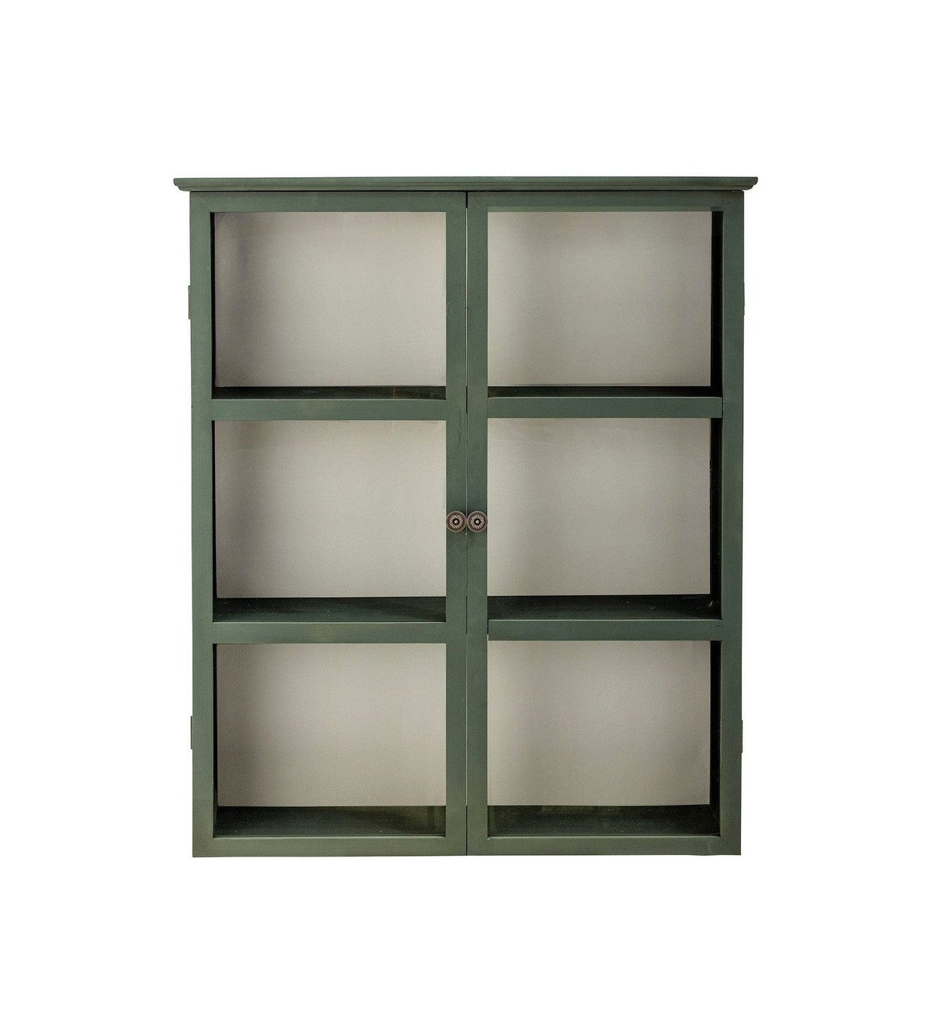 Cabinet de ton de Bloomingville, vert, sapin