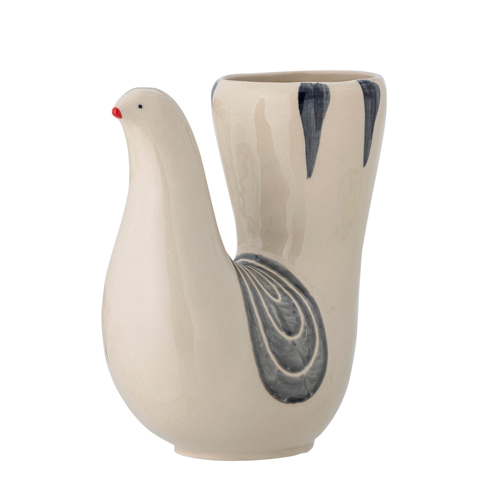 [product_category]-Bloomingville Trudy Vase, White, Stoneware-Bloomingville-5711173321636-82060891-BLO-2