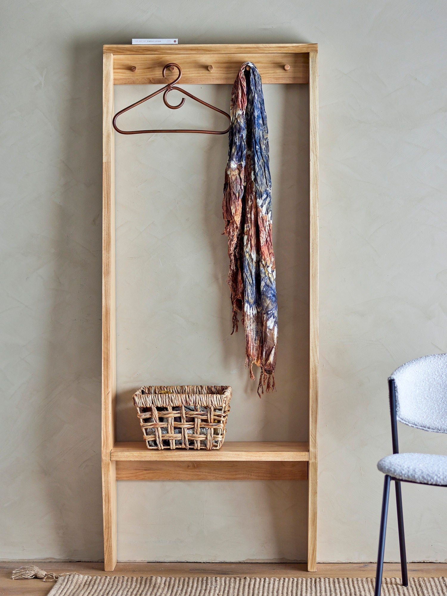 [product_category]-Bloomingville Vance Coat Rack, Nature, Pine-Bloomingville-5711173323043-82062242-BLO-4