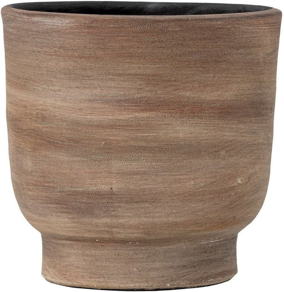 Bloomingville Venca Deco Flowerpot, Brown, Terrakotta