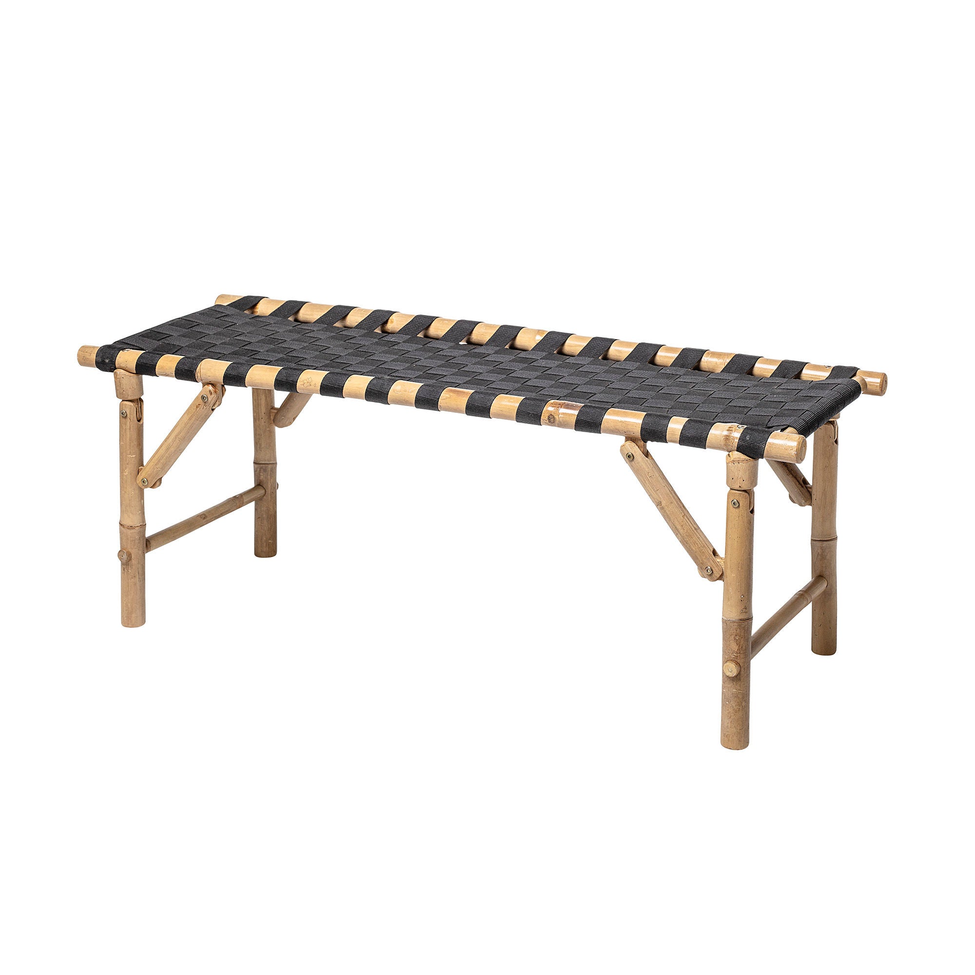 [product_category]-Bloomingville Vida Bench, Black, Bamboo-Bloomingville-5711173218455-82040937-BLO-2