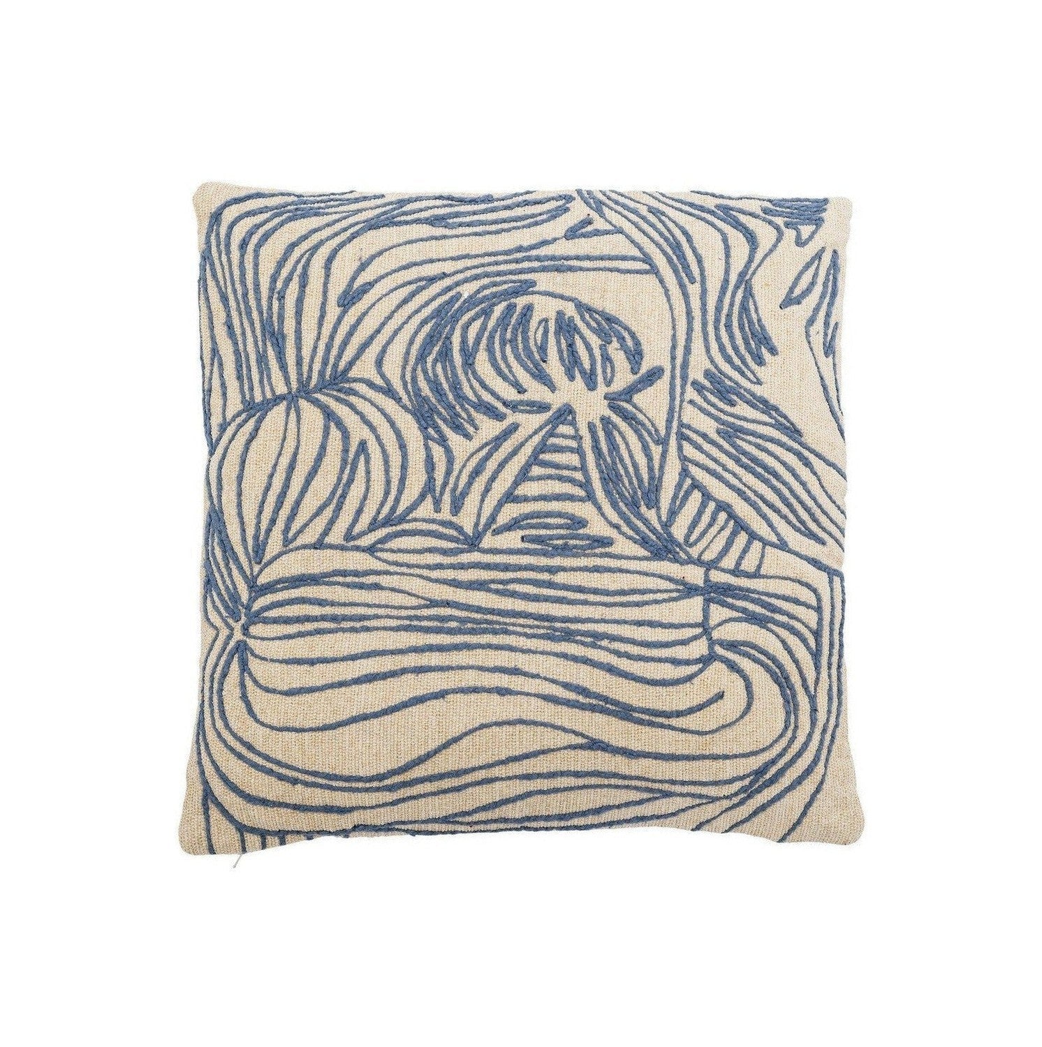 [product_category]-Bloomingville Volla Cushion, Blue, Cotton-Bloomingville-5711173329885-82066411-BLO-1