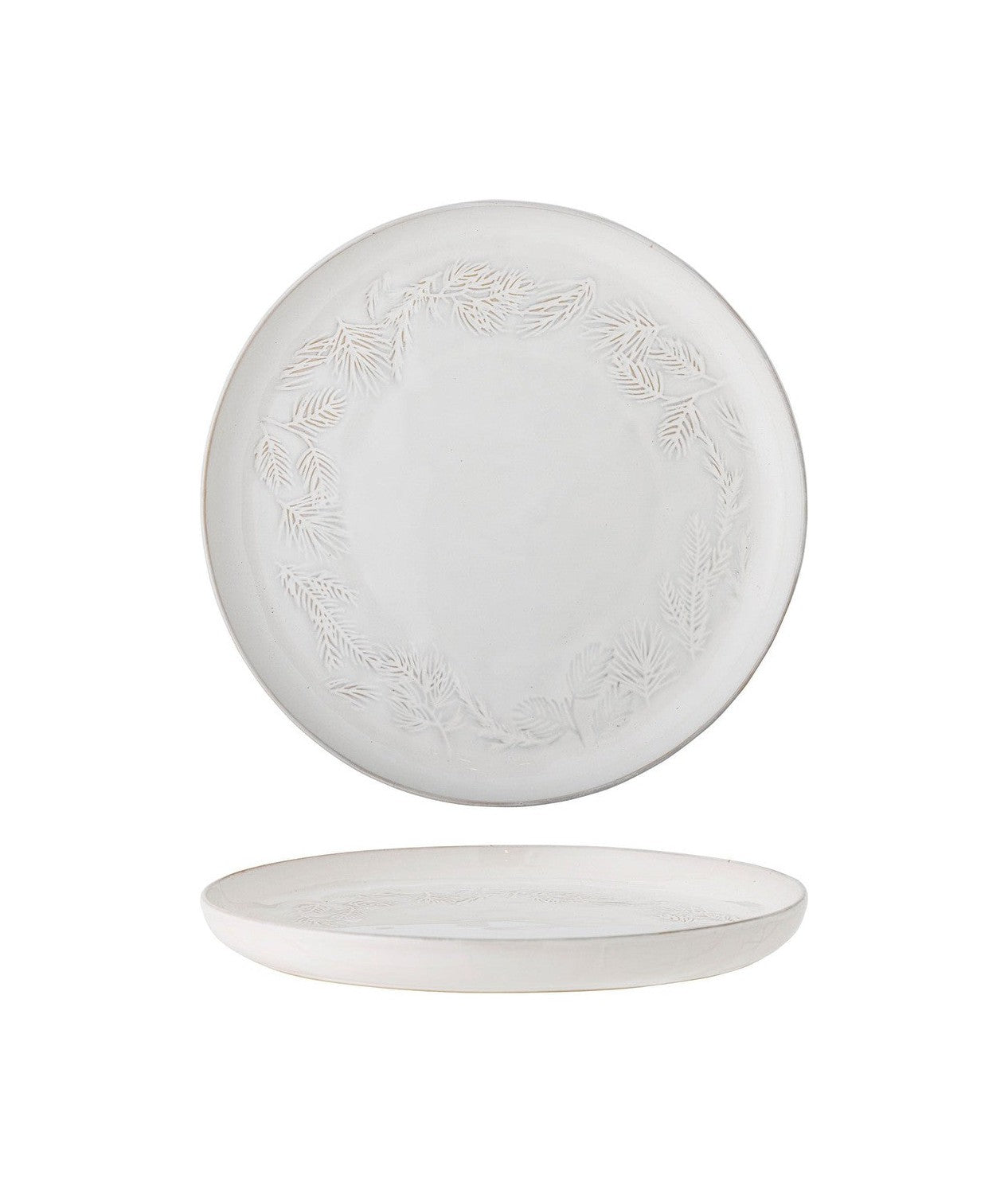 Bloomingville Winter Serving Plate, natureza, grés