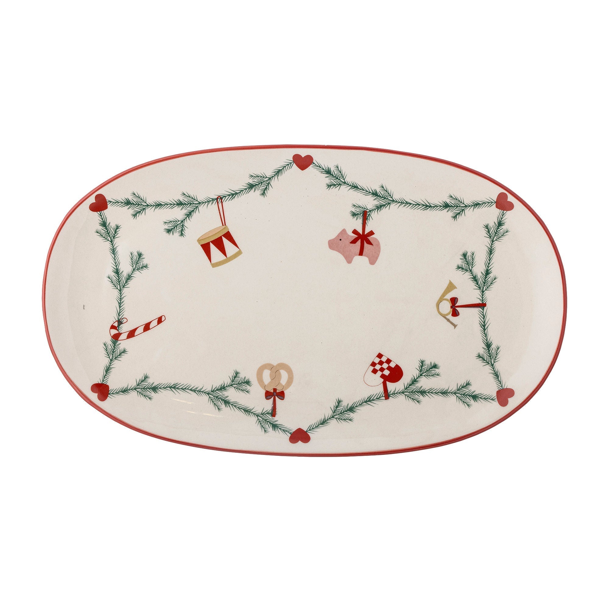 [product_category]-Bloomingville Yule Serving Plate, Nature, Stoneware-Bloomingville-5711173327683-82062321-BLO-3