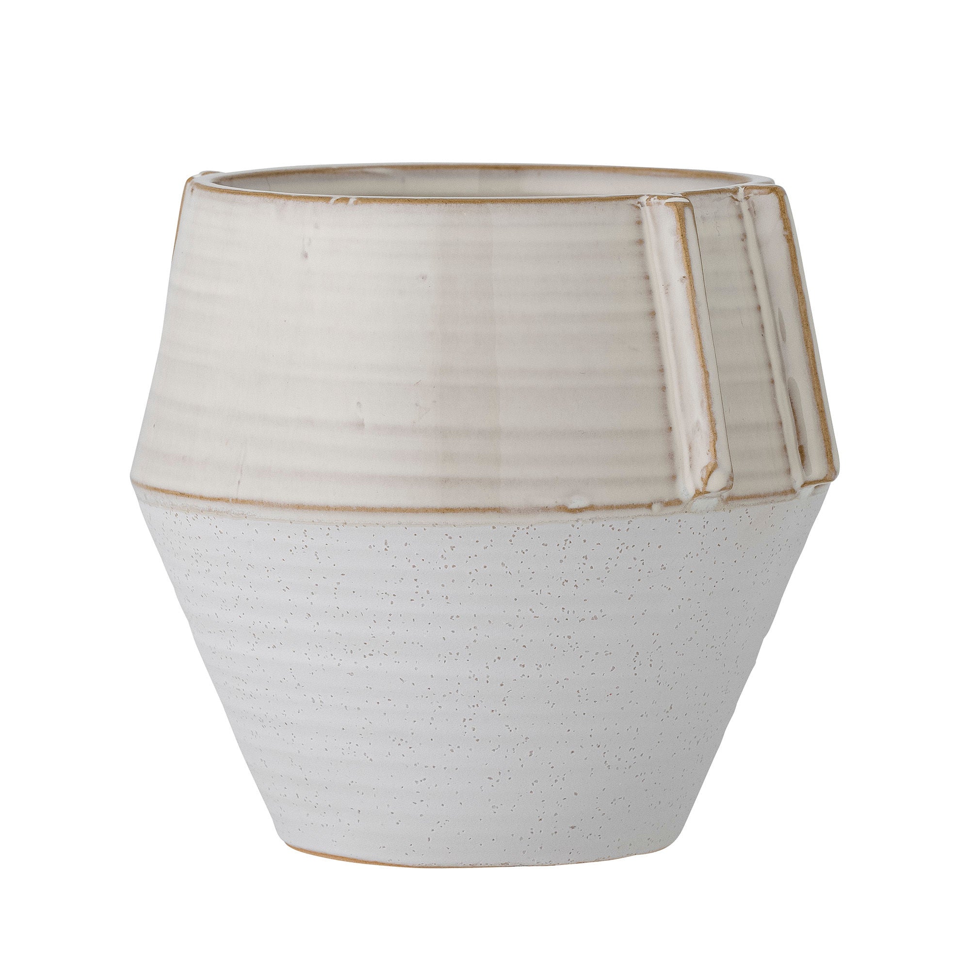 [product_category]-Bloomingville Zaki Flowerpot, White, Stoneware-Bloomingville-5711173295012-82057489-BLO-2