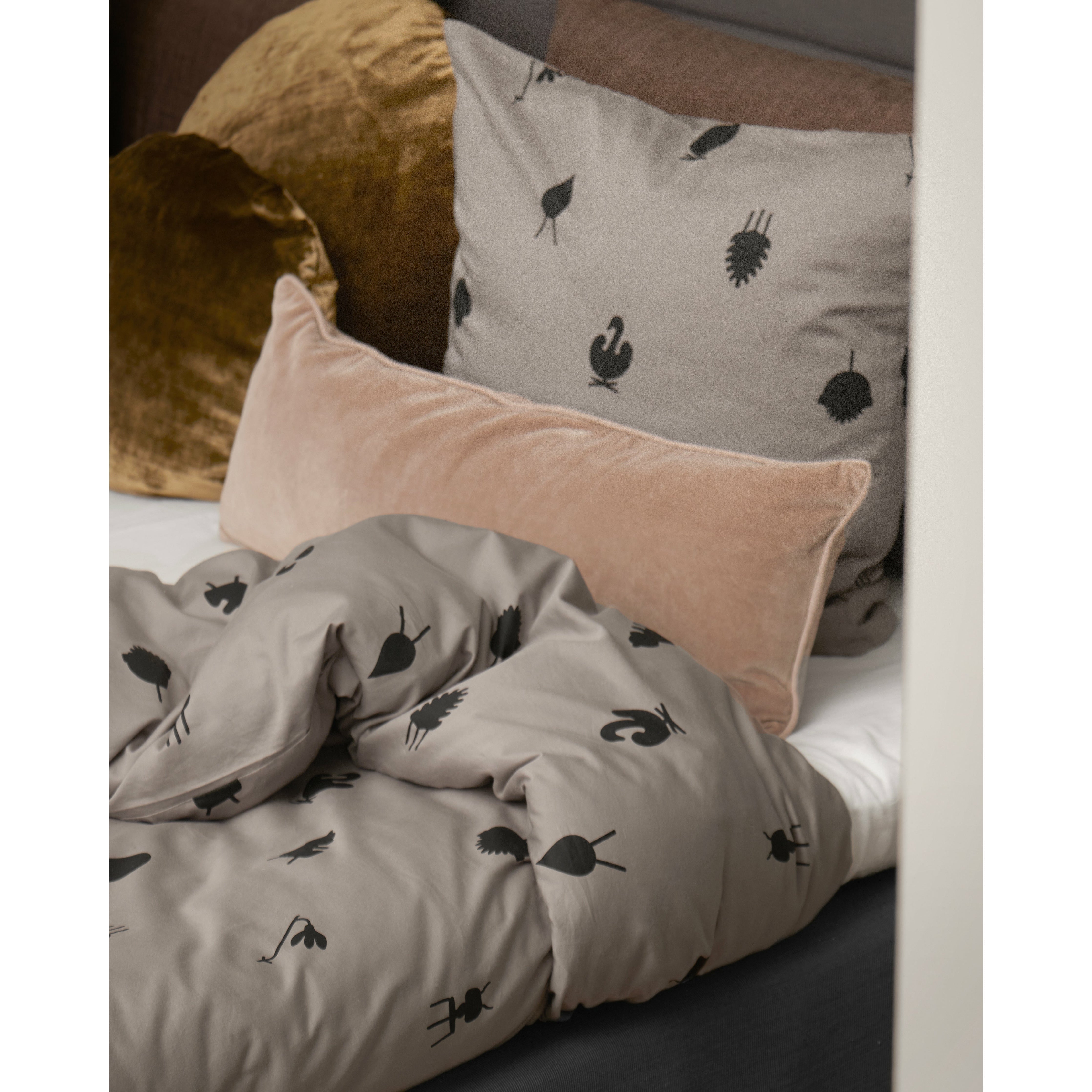 [product_category]-Brainchild Bed Linen Design Icons 140x220 Cm, Taupe-Brainchild-6010713202002-5002-BRA-6