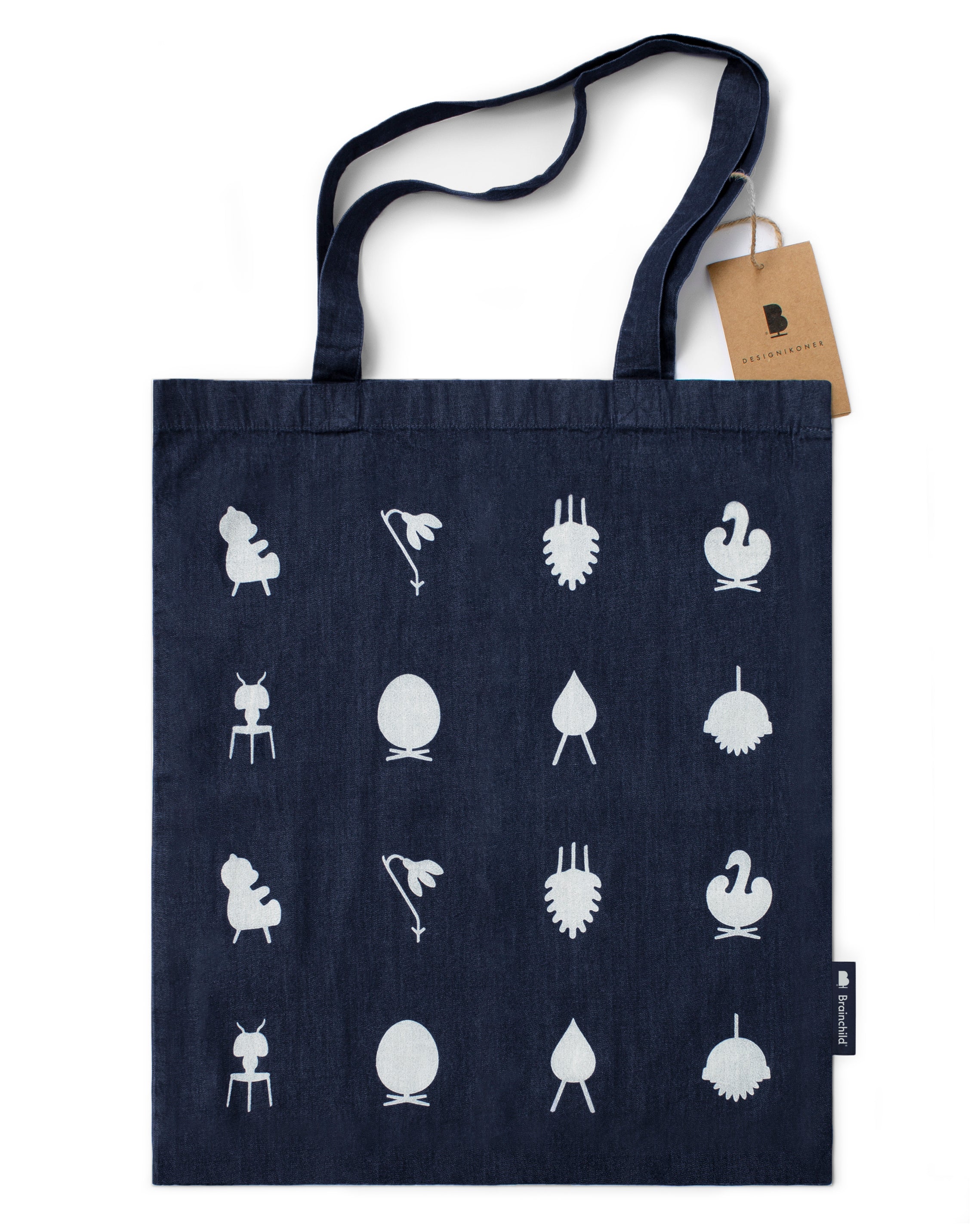 [product_category]-Brainchild Design Icons Carrying Bag, Blue-Brainchild-5613713201131-7004-BRA-1