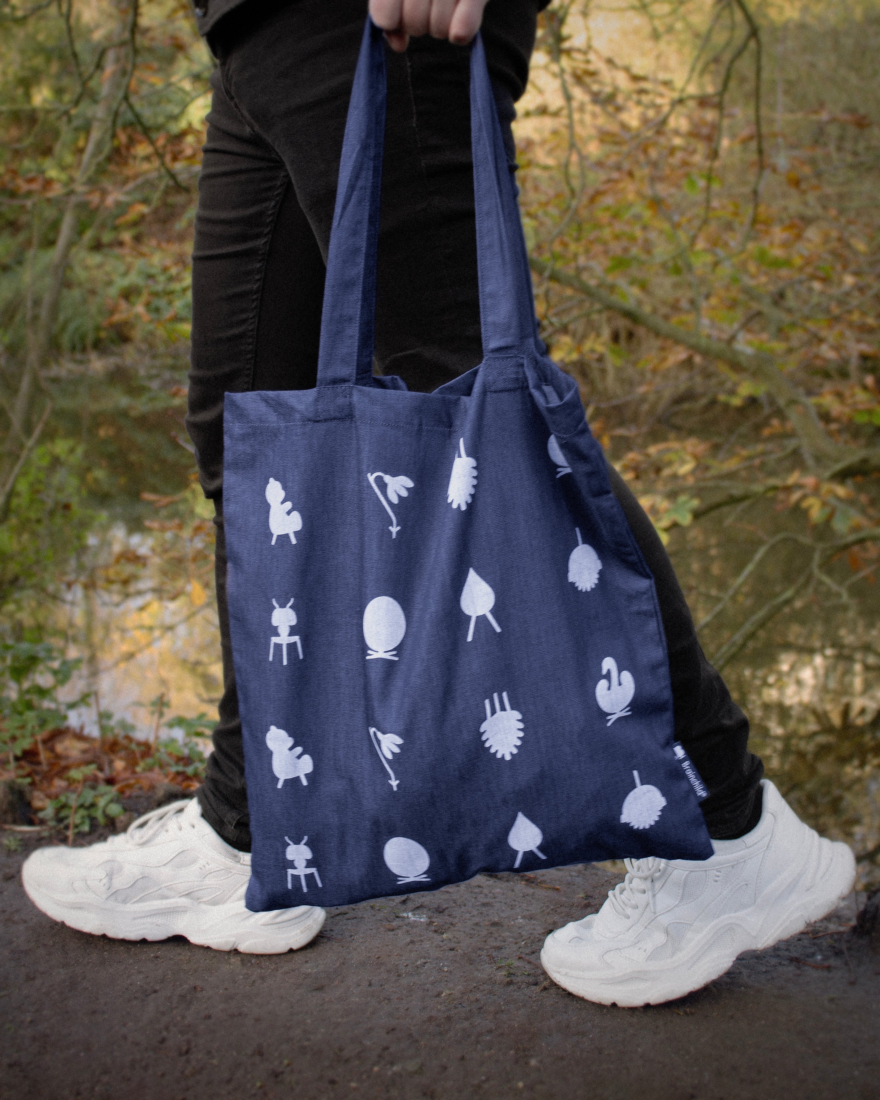 [product_category]-Brainchild Design Icons Carrying Bag, Blue-Brainchild-5613713201131-7004-BRA-2