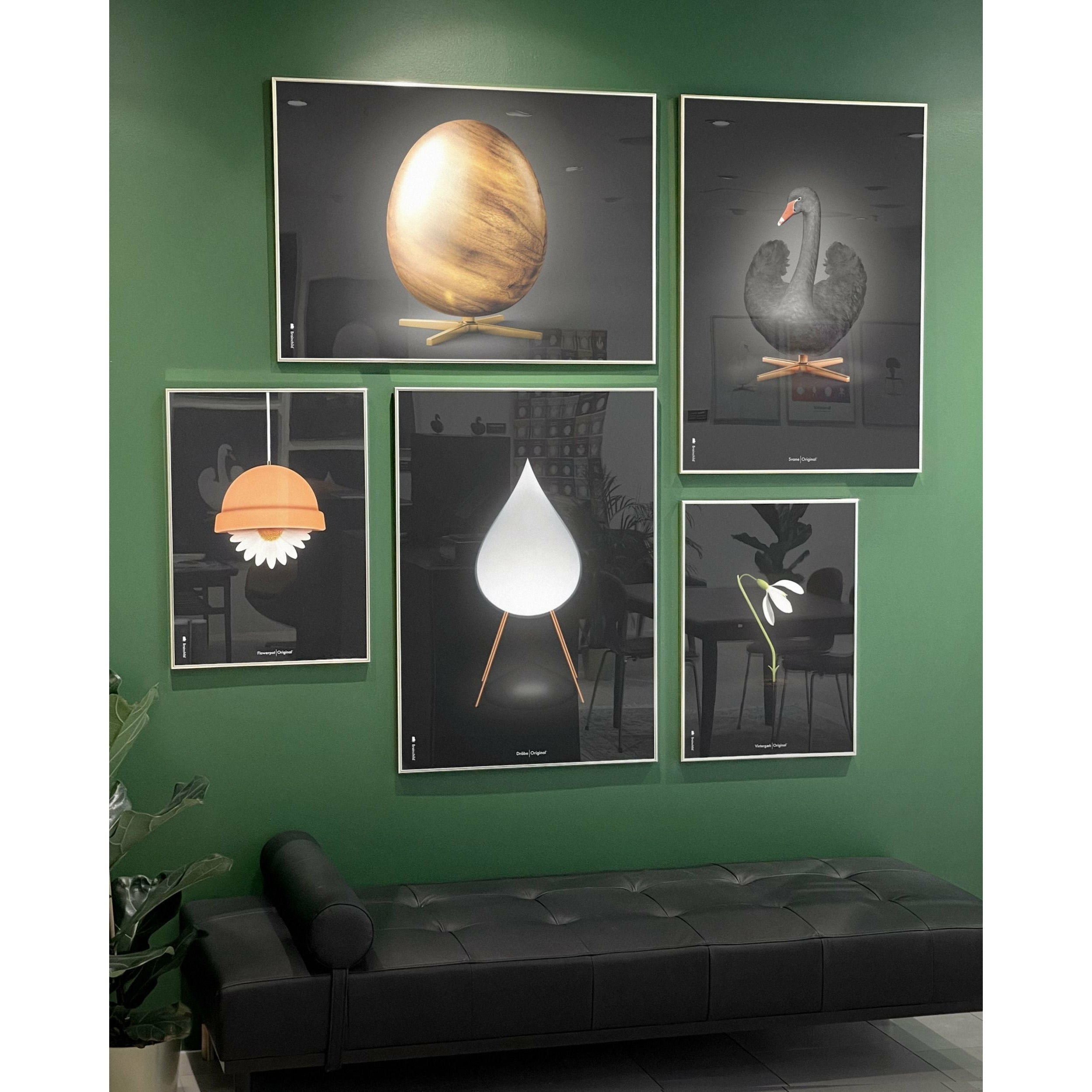 [product_category]-Brainchild Egg Cross Format Poster Without Frame 70 X100 Cm, Black-Brainchild-17004-BRA-3