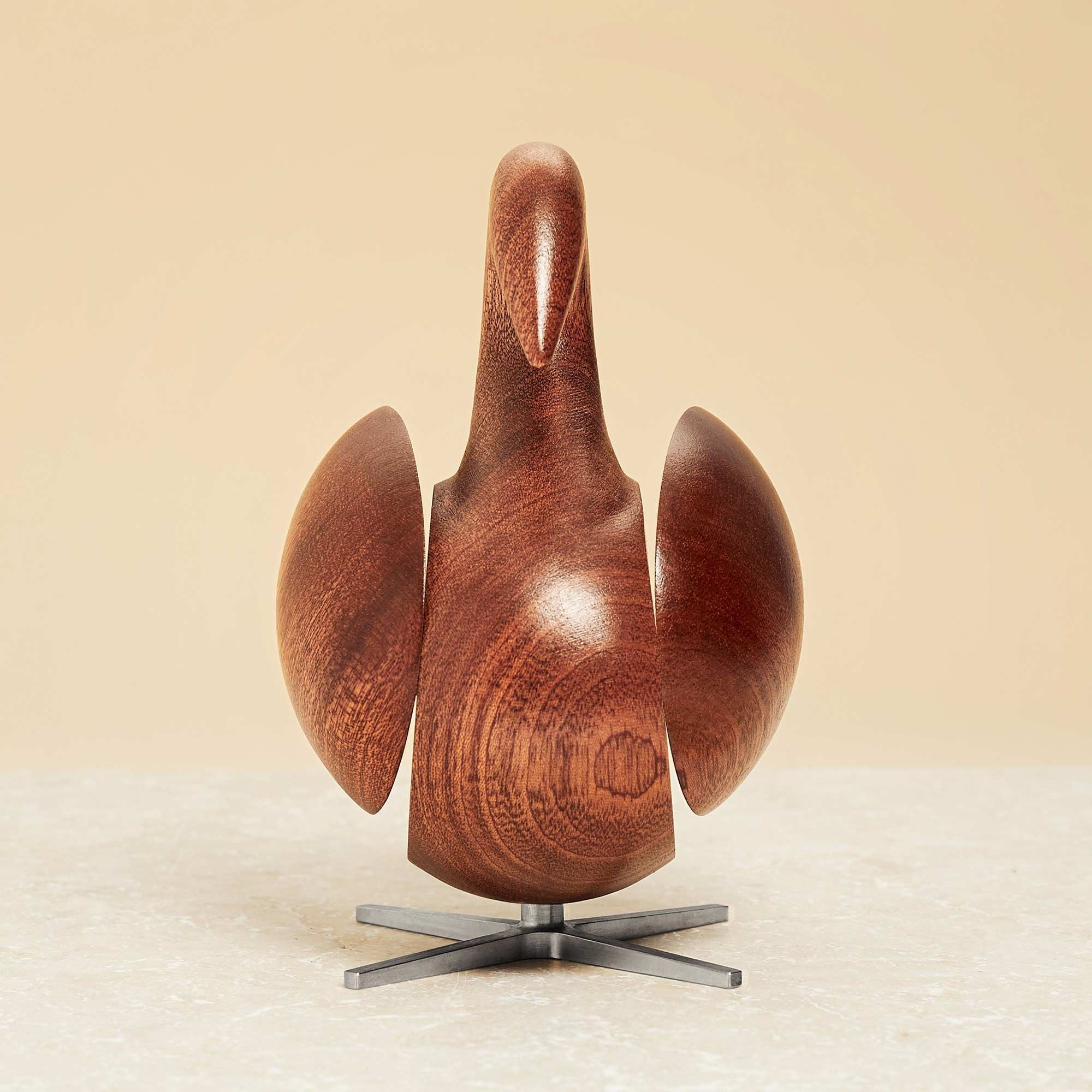 [product_category]-Brainchild Of The Swan Wooden Figure Mahogany, Steel Base-Brainchild-5613713201213-2002-BRA-6