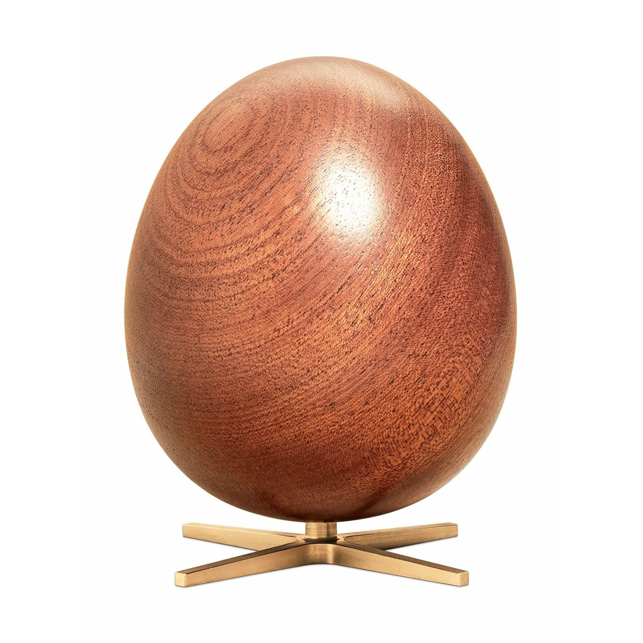 [product_category]-Brainchild The Egg Wooden Figure Mahogany, Brass Base-Brainchild-1001-BRA-1