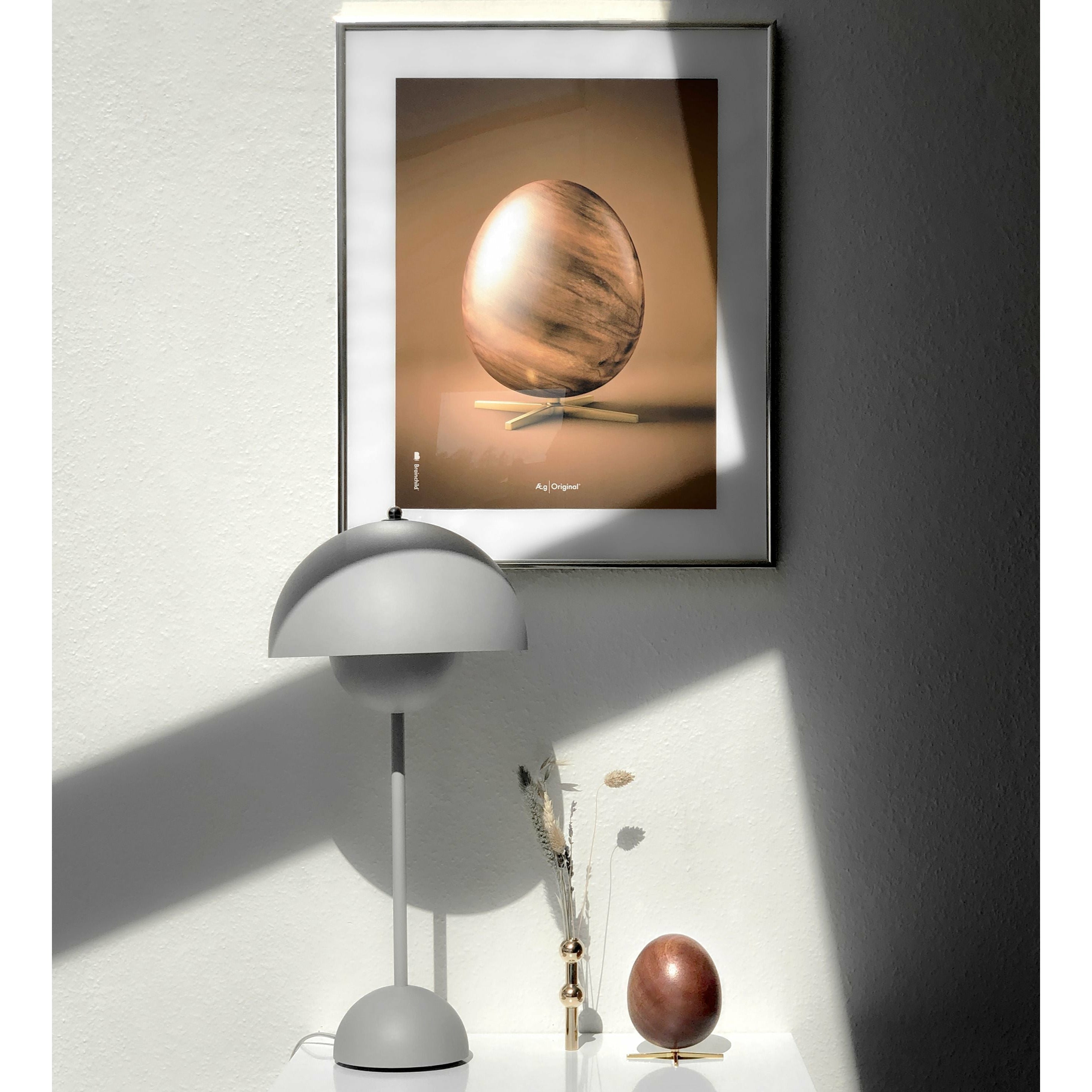 [product_category]-Brainchild The Egg Wooden Figure Mahogany, Silver Foot-Brainchild-5713713017979-2000-BRA-5