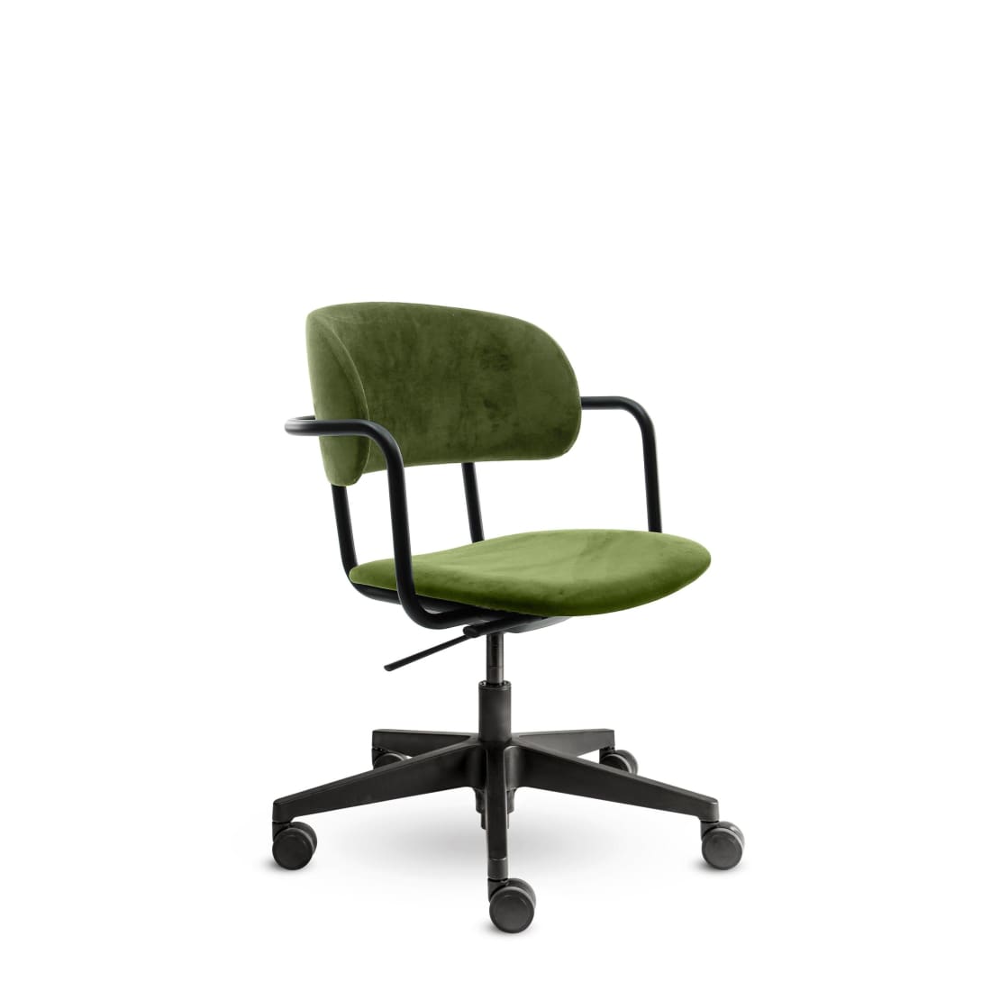 Design Velvet Office Chair Olive Pure Pure