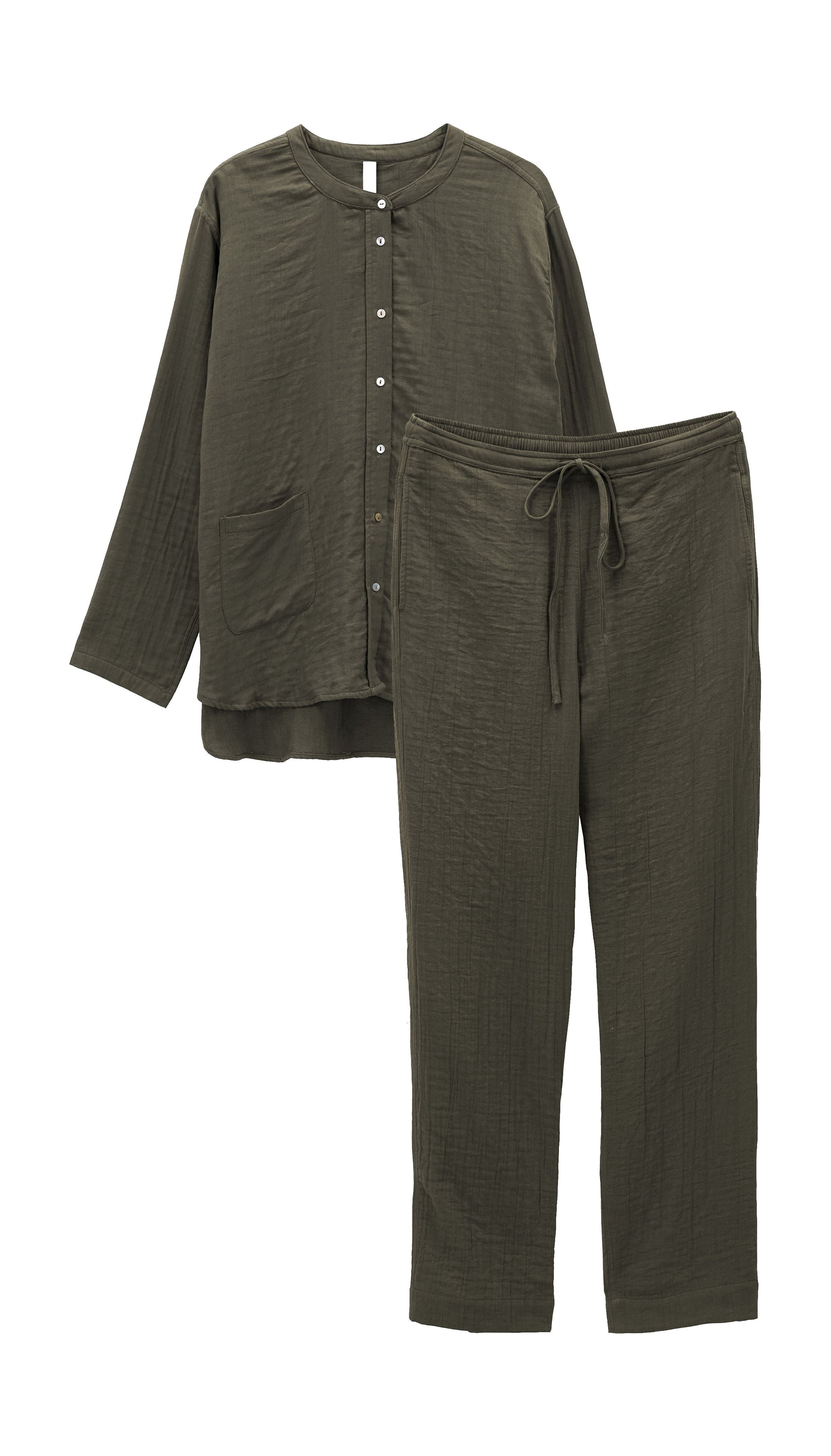 [product_category]-By Nord Alfrid Pyjama S/M, Bark-ByNORD-5707644721548-559345060-BYN-10