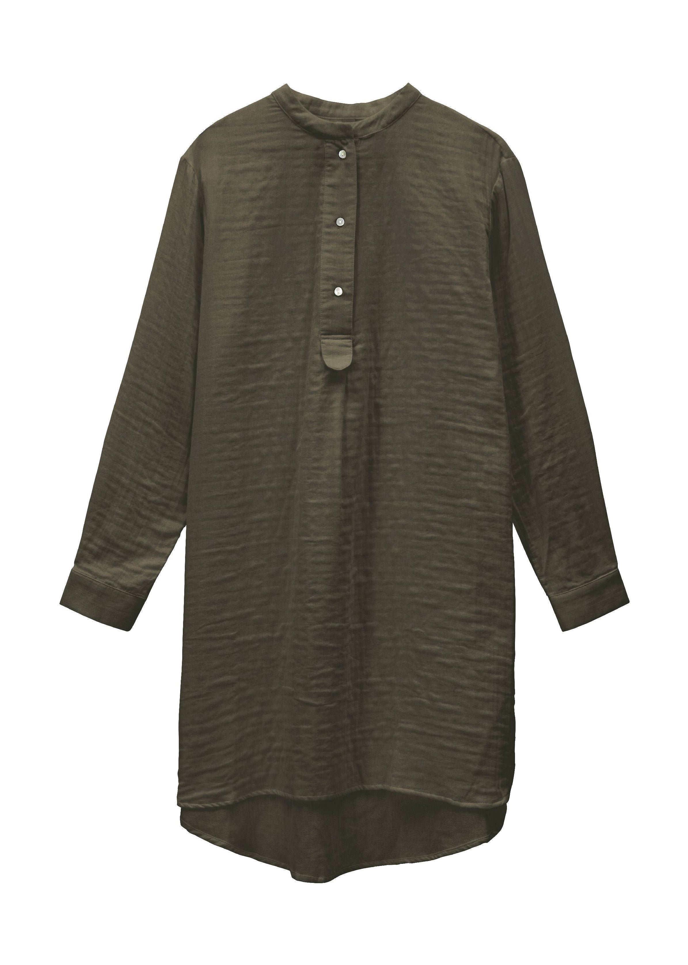 [product_category]-By Nord Alfrid Shirt Dress L/Xl, Bark-ByNORD-5707644721401-559345055-BYN-7