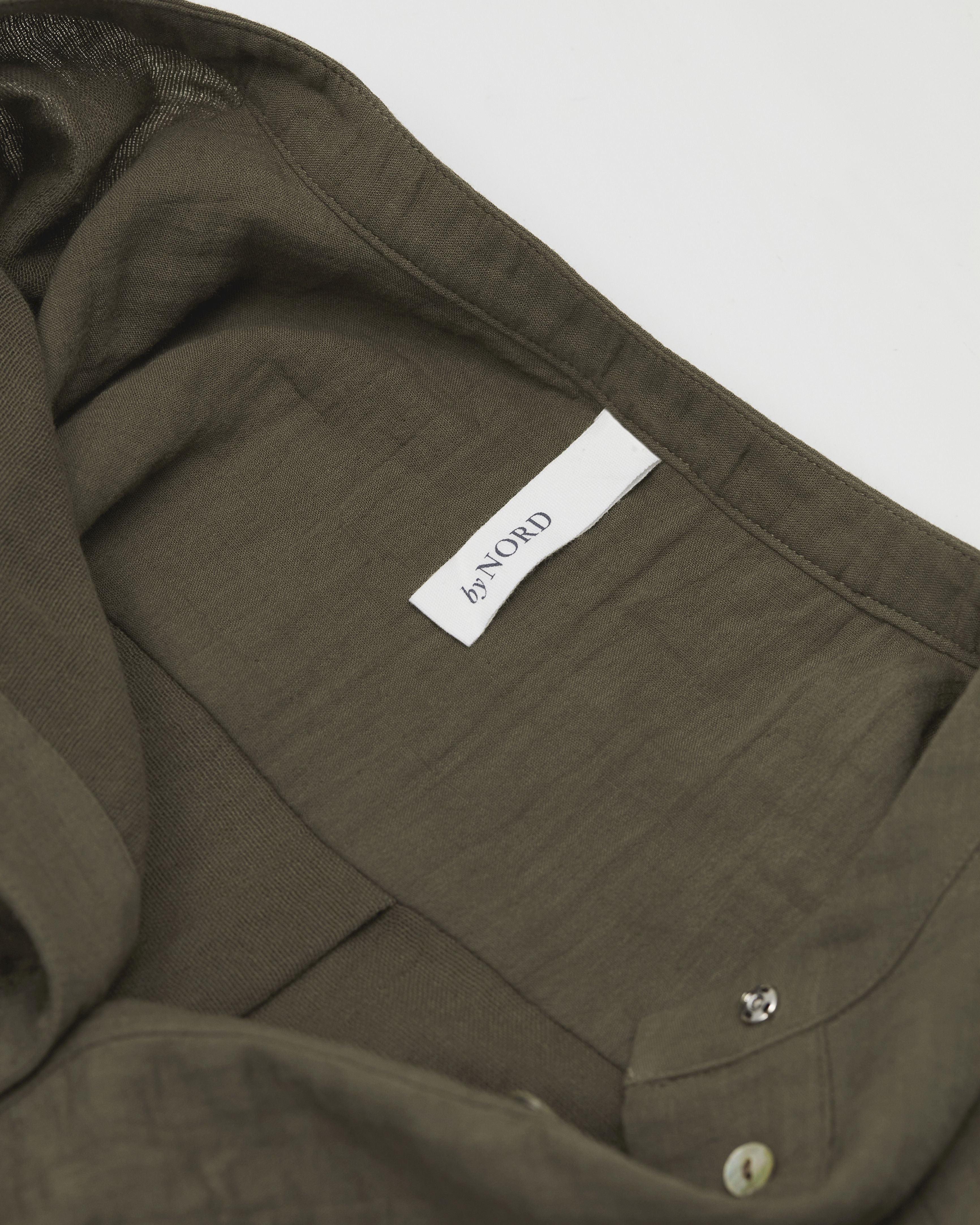 [product_category]-By Nord Alfrid Shirt Dress L/Xl, Bark-ByNORD-5707644721401-559345055-BYN-9