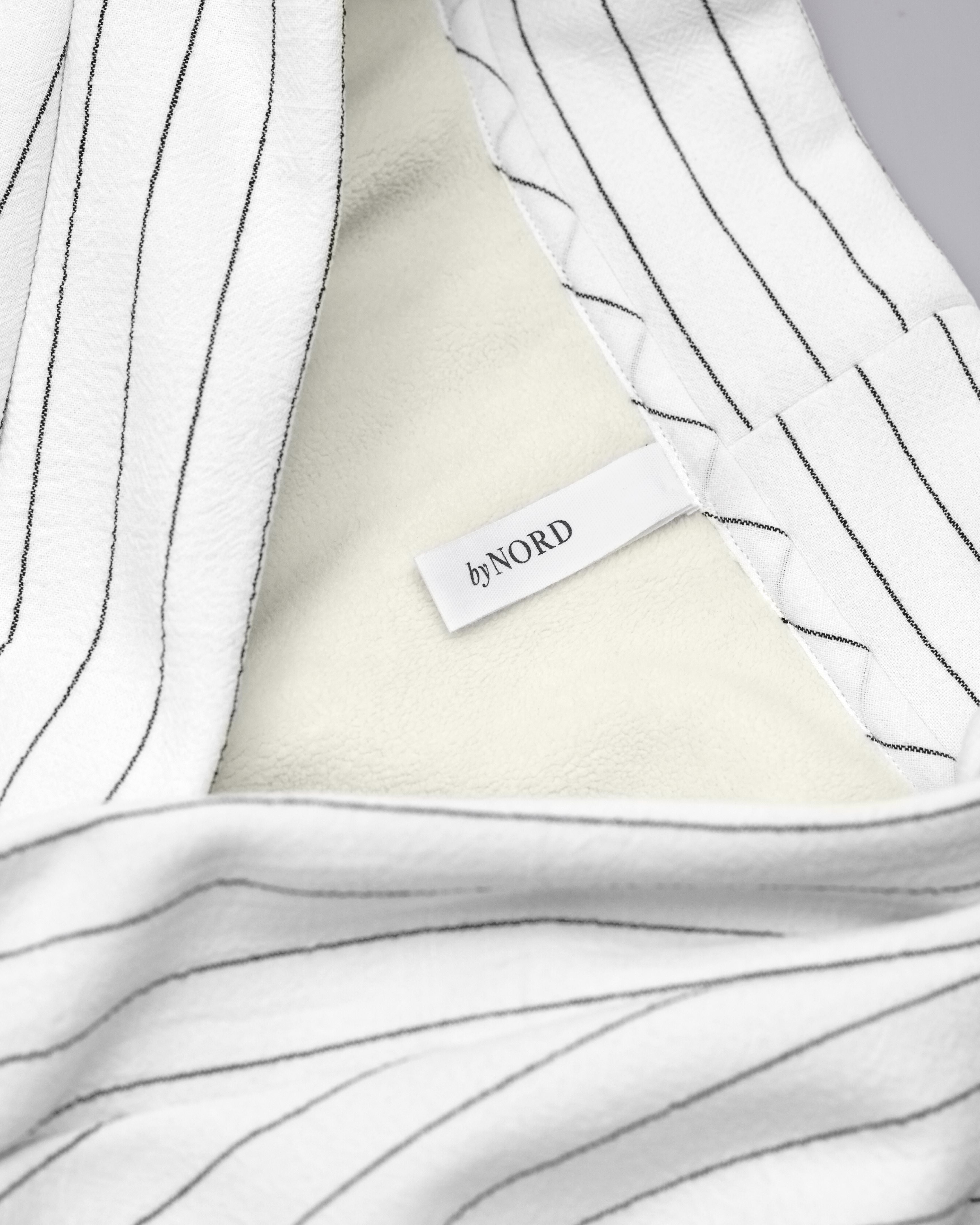 [product_category]-By Nord Alrun Cotton Dressing Gown One Size, Snow With Coal-ByNORD-5707644719392-559345050-BYN-11