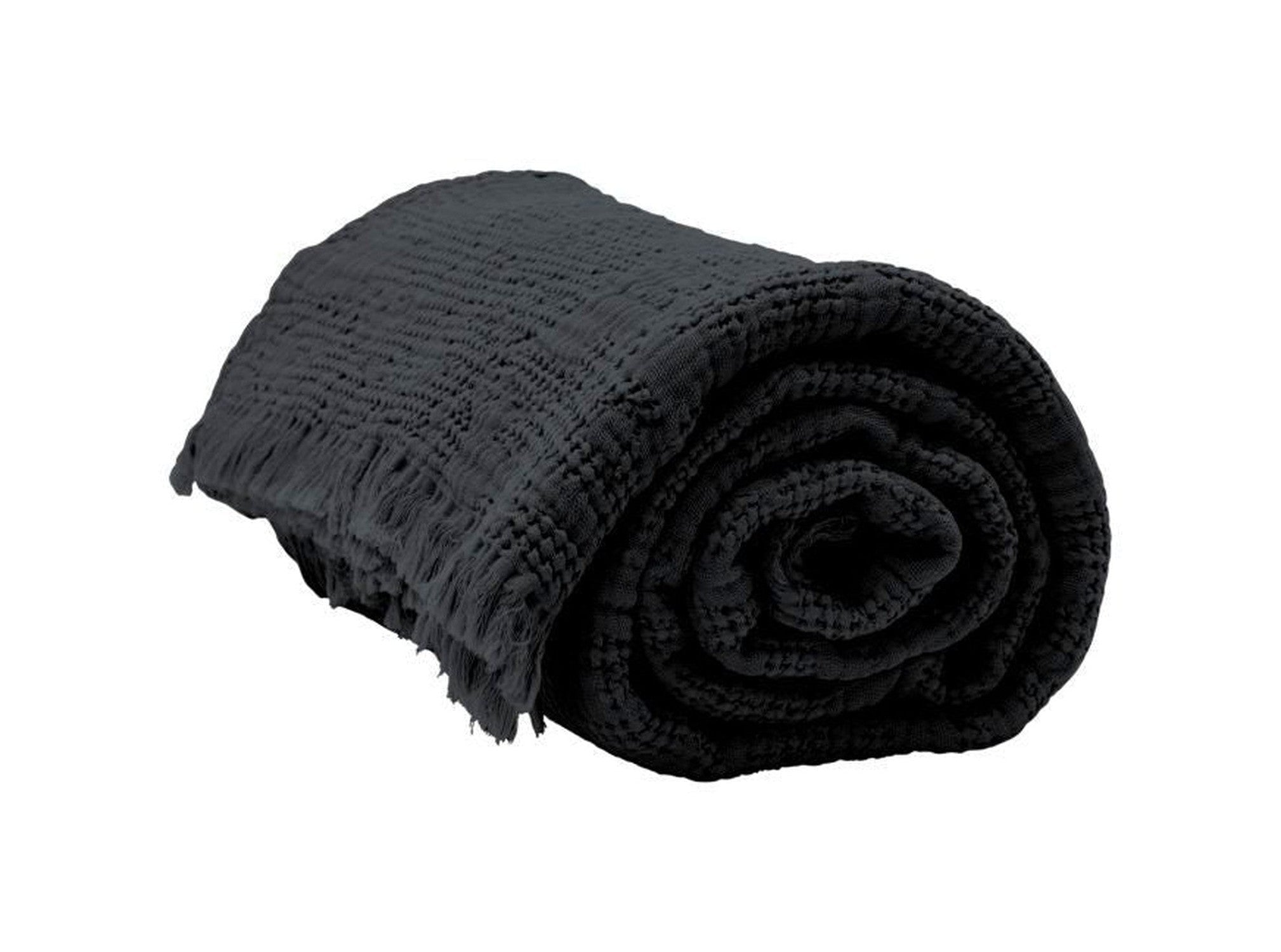 Door Nord Bed Throw, Bnhilda, Coal