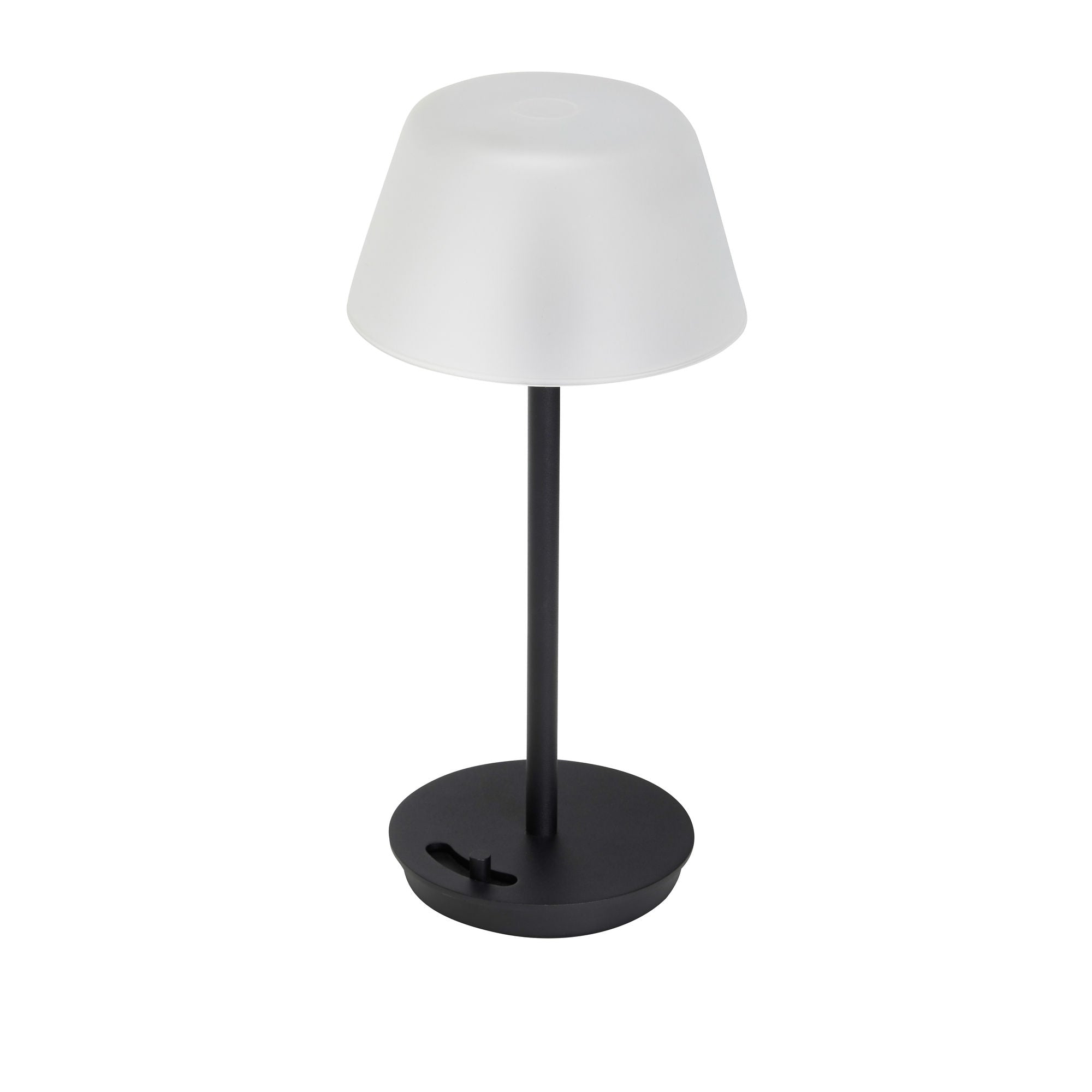 Luminador de mesa de salão de hübsch preto