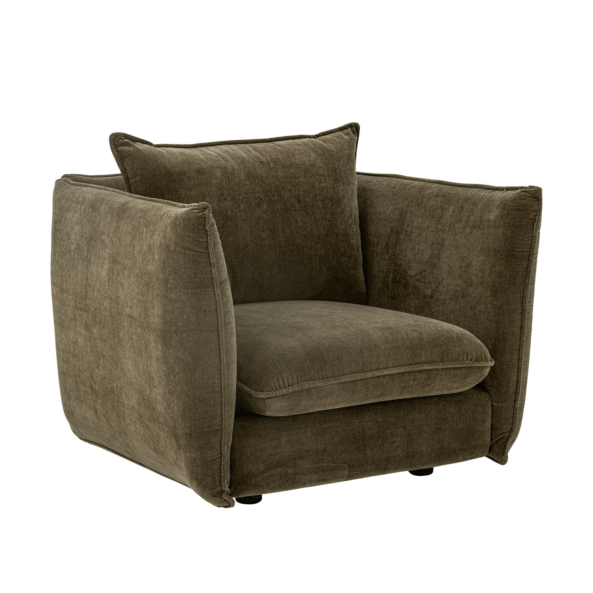 Bloomingville Austin Lounge stol, grøn, genanvendt polyester