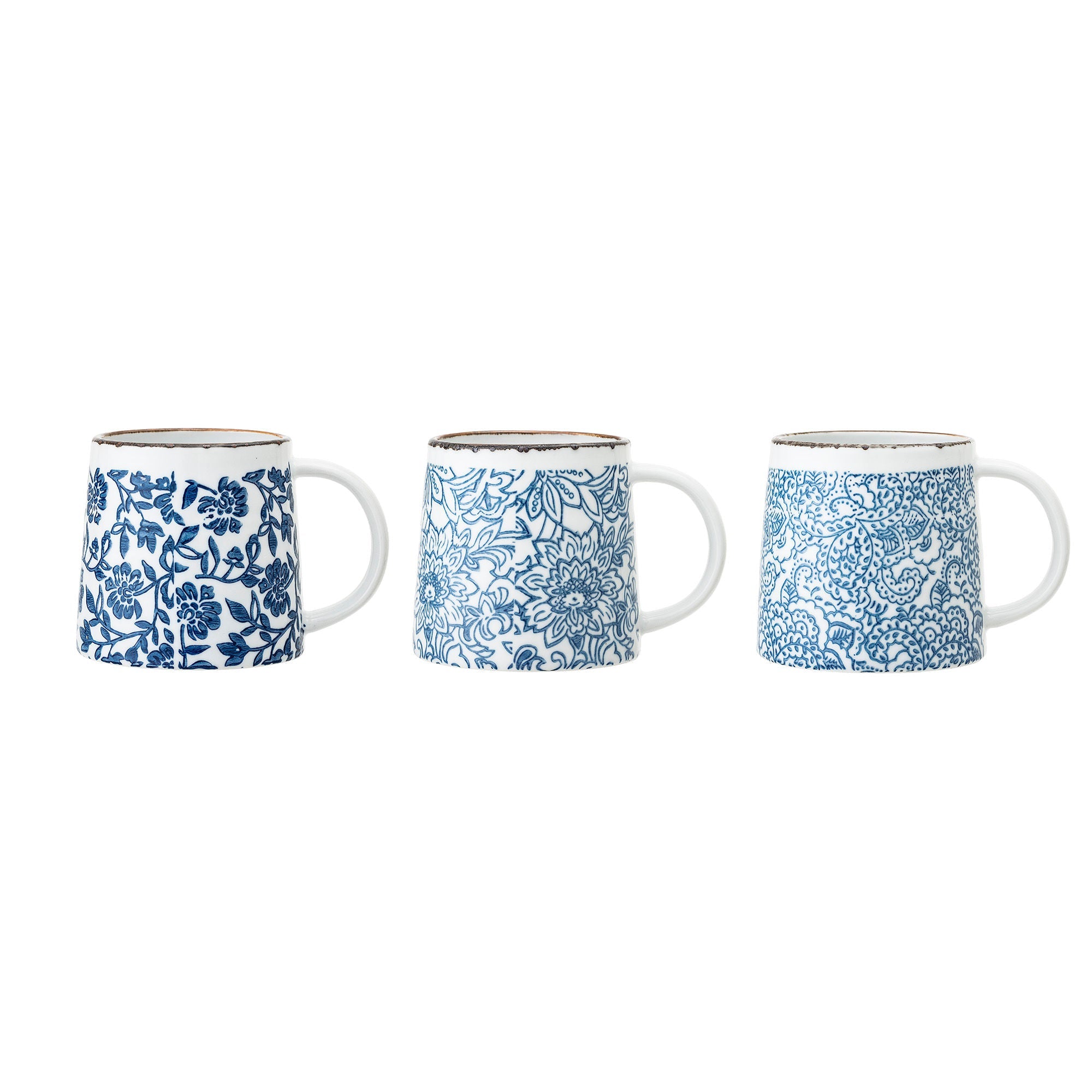 Bloomingville Molly Becher, Blau, Steinzeug