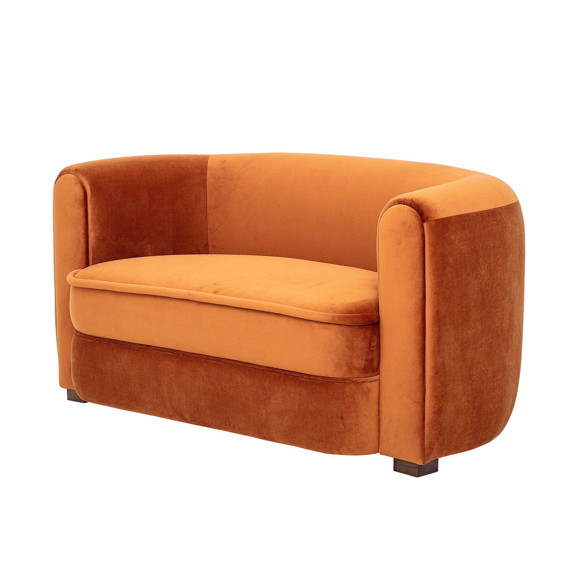 Kreative Sammlung Malala Sofa, Brown, Polyester