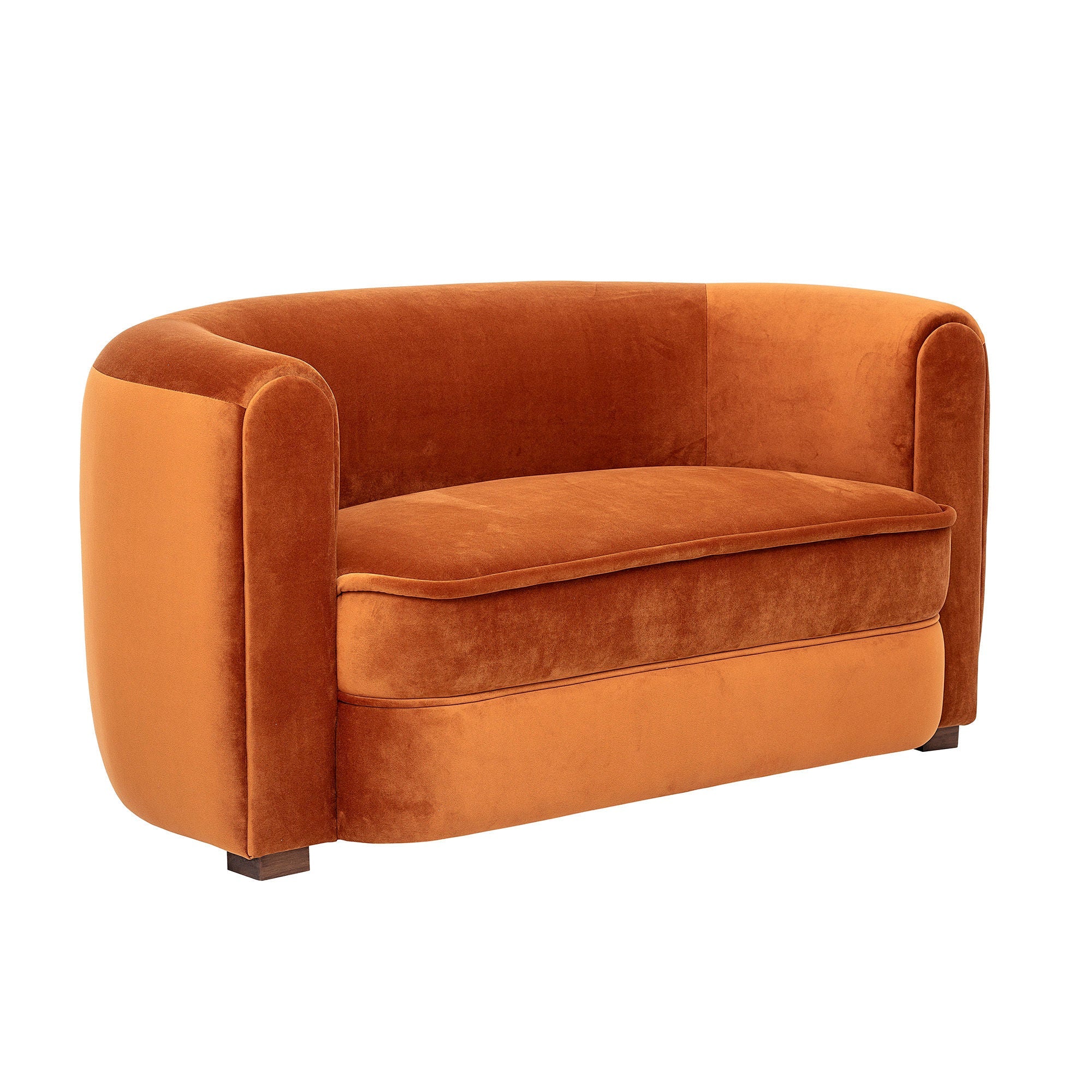 Kreative Sammlung Malala Sofa, Brown, Polyester