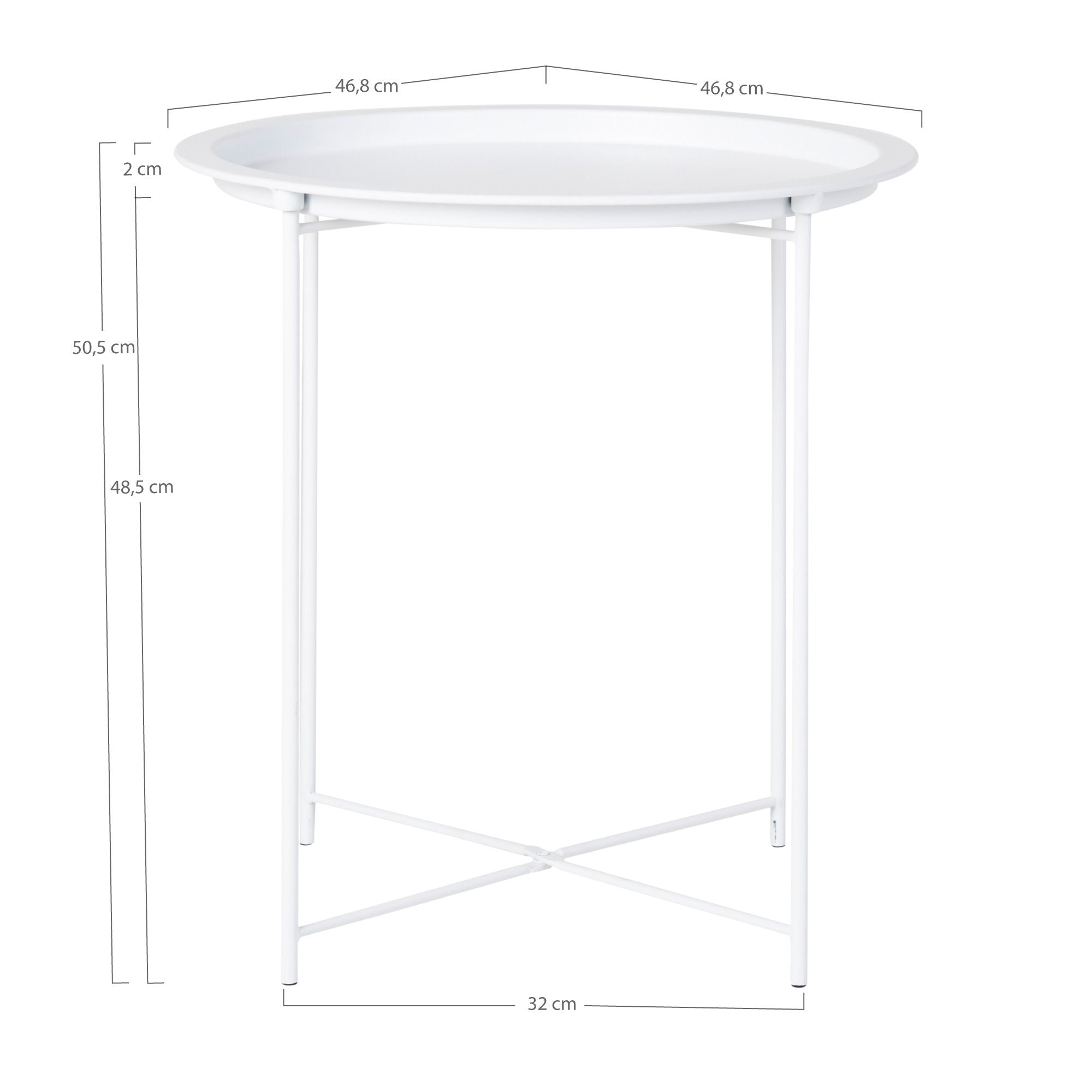 Table d'appoint nordique Bastia nordique