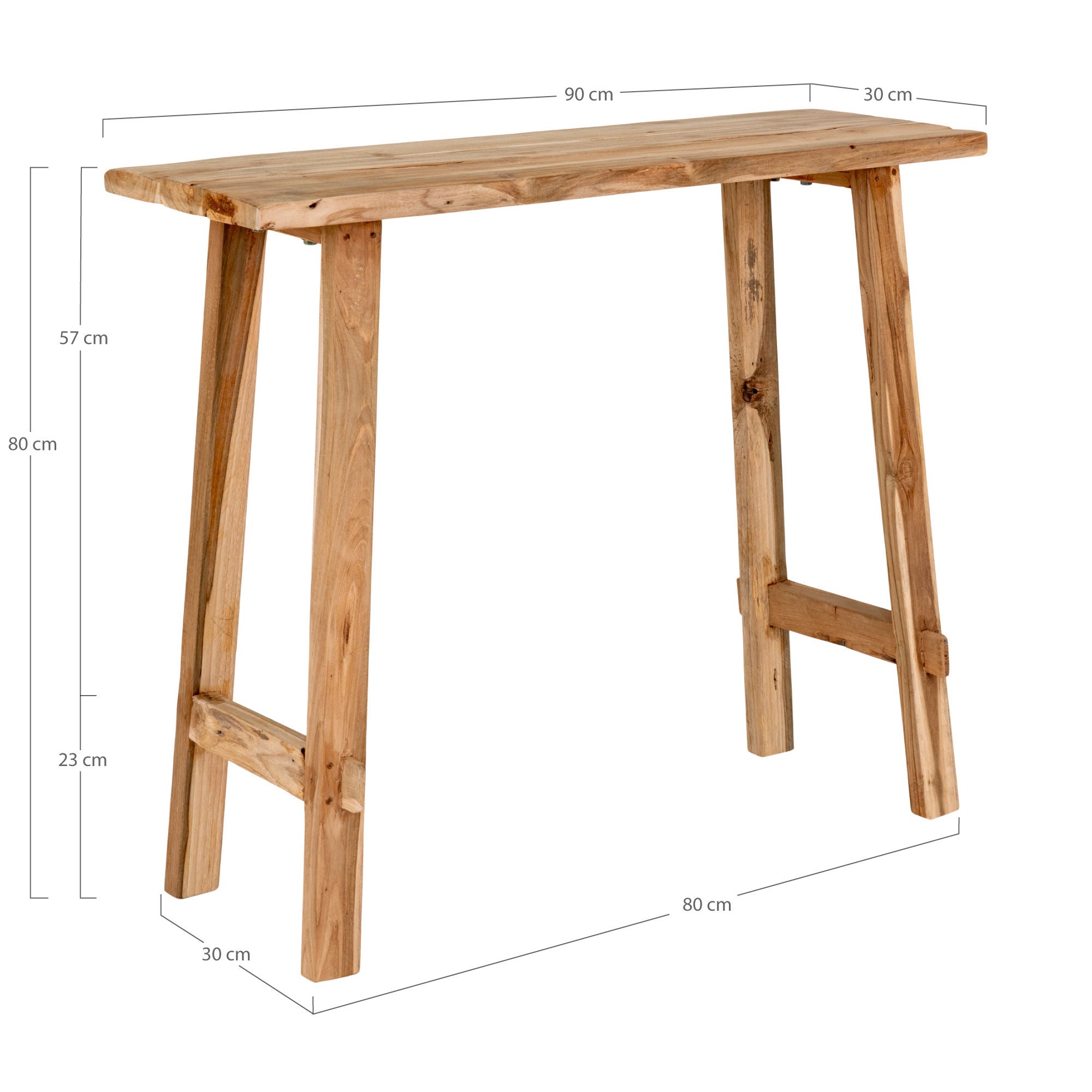 House Nordic Girona Teak Table