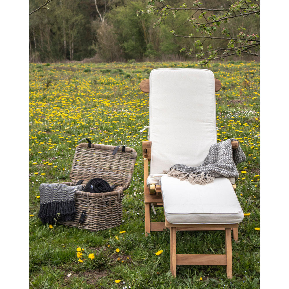 Chaise de pont de coussin nordique Arrecife