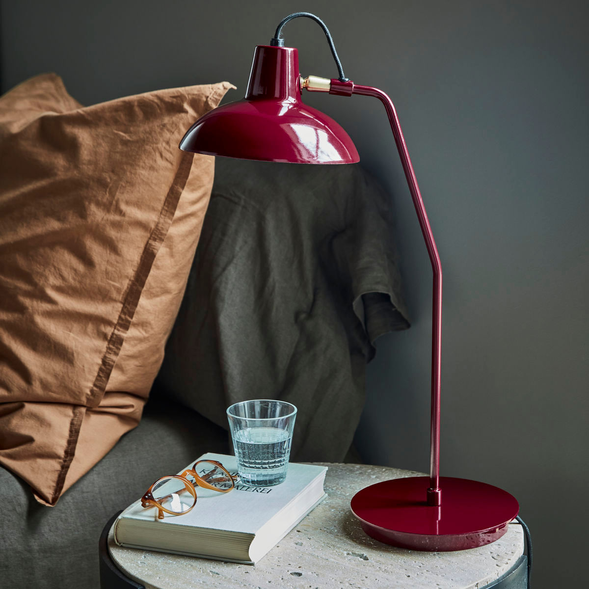 House Doctor Table Lamp, Hddesk, rød