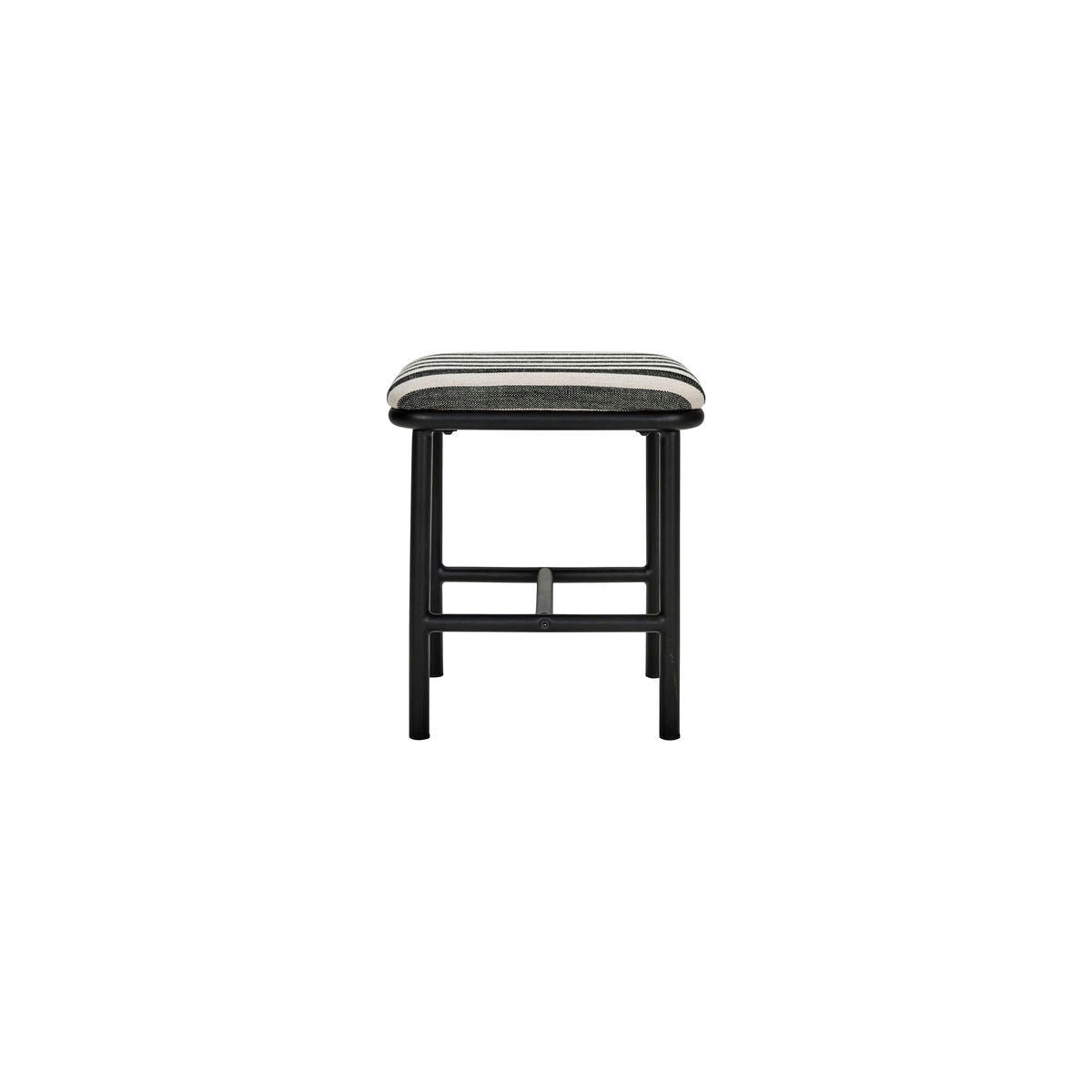 Huis Doctor Stool, Hdtoda, zwart/gebroken wit