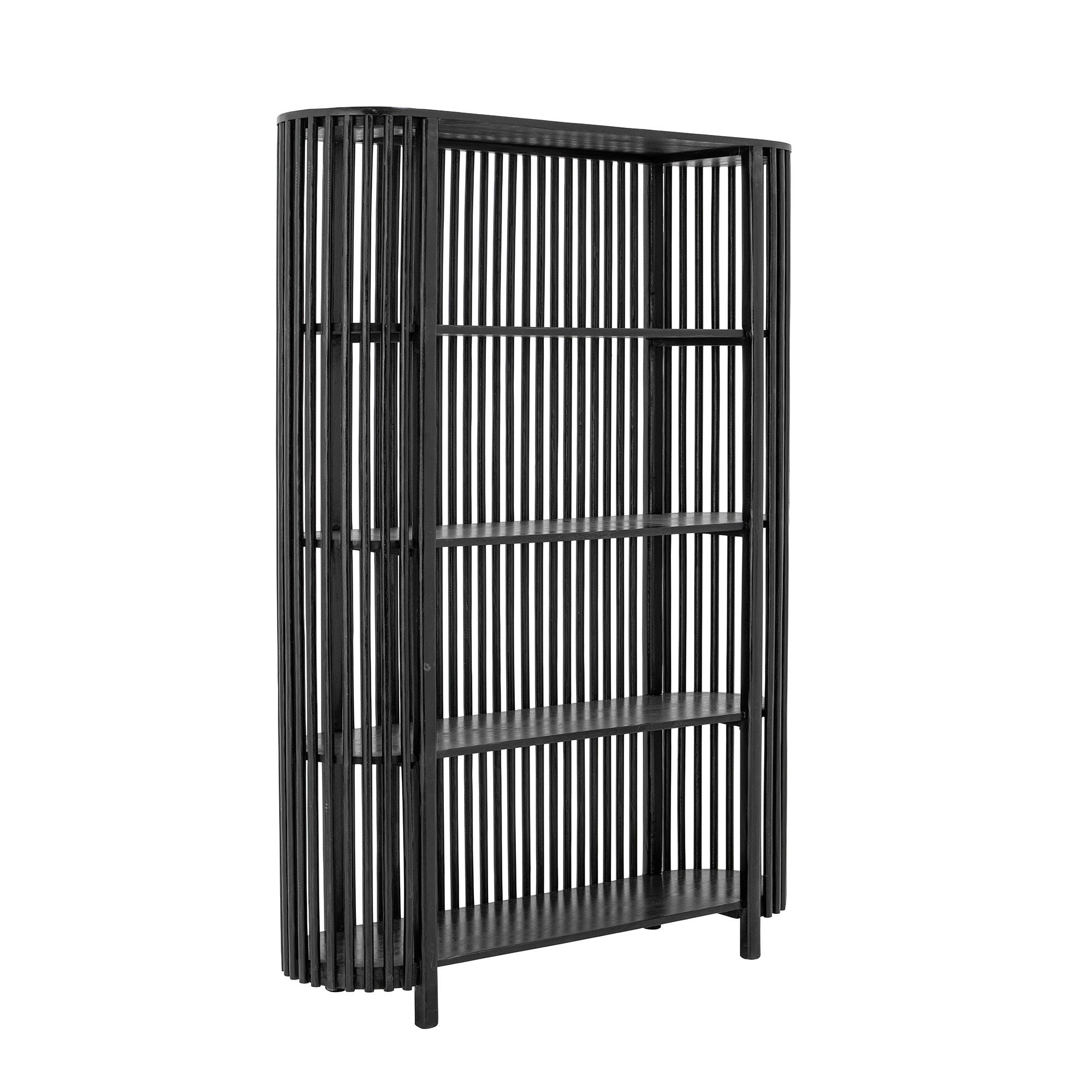 Creative Collection Sali Bookcase, Black, Mango