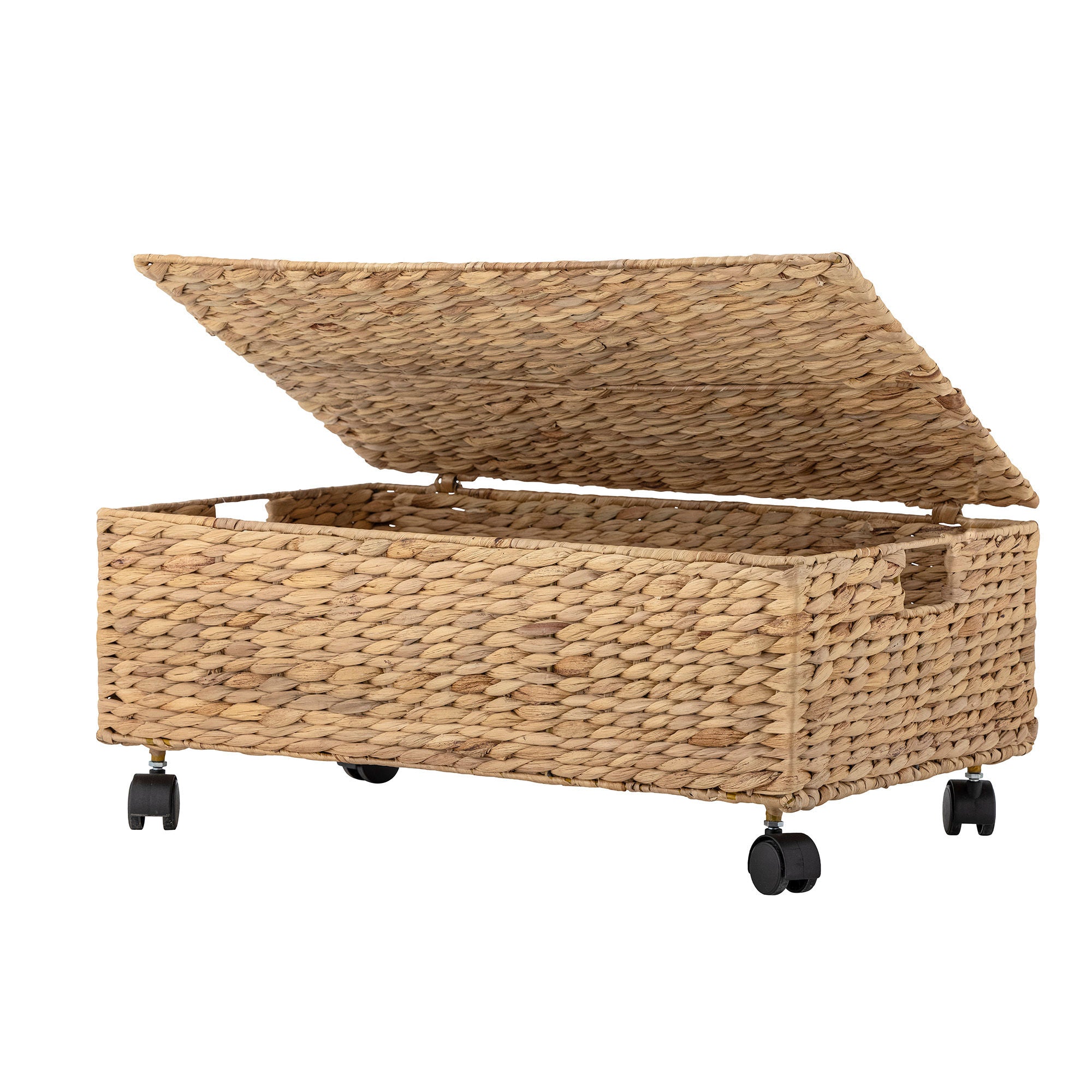 Bloomingville Mini Nelas Basket met deksel, natuur, waterhyacint