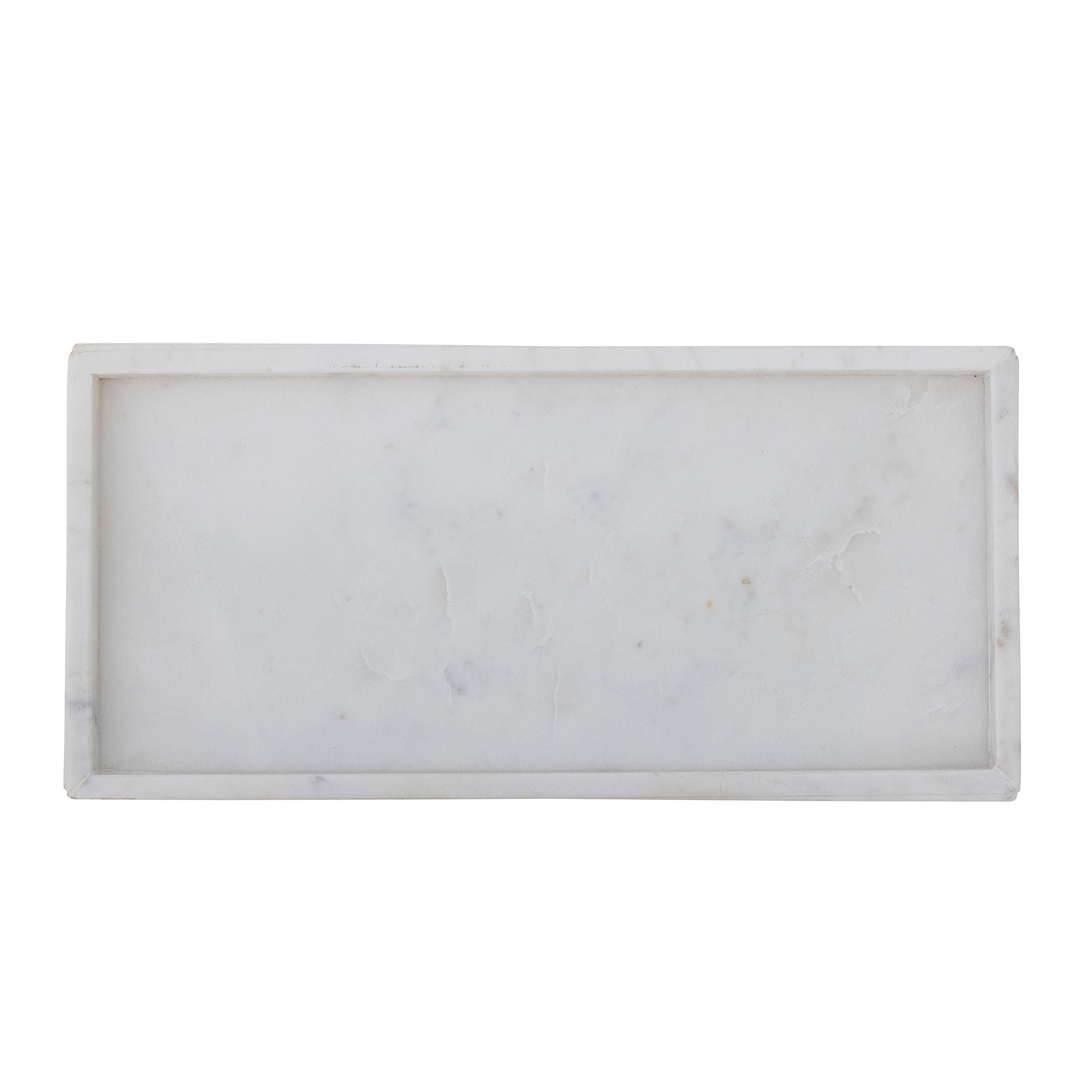 Bloomingville Majsa Tray, blanc, marbre