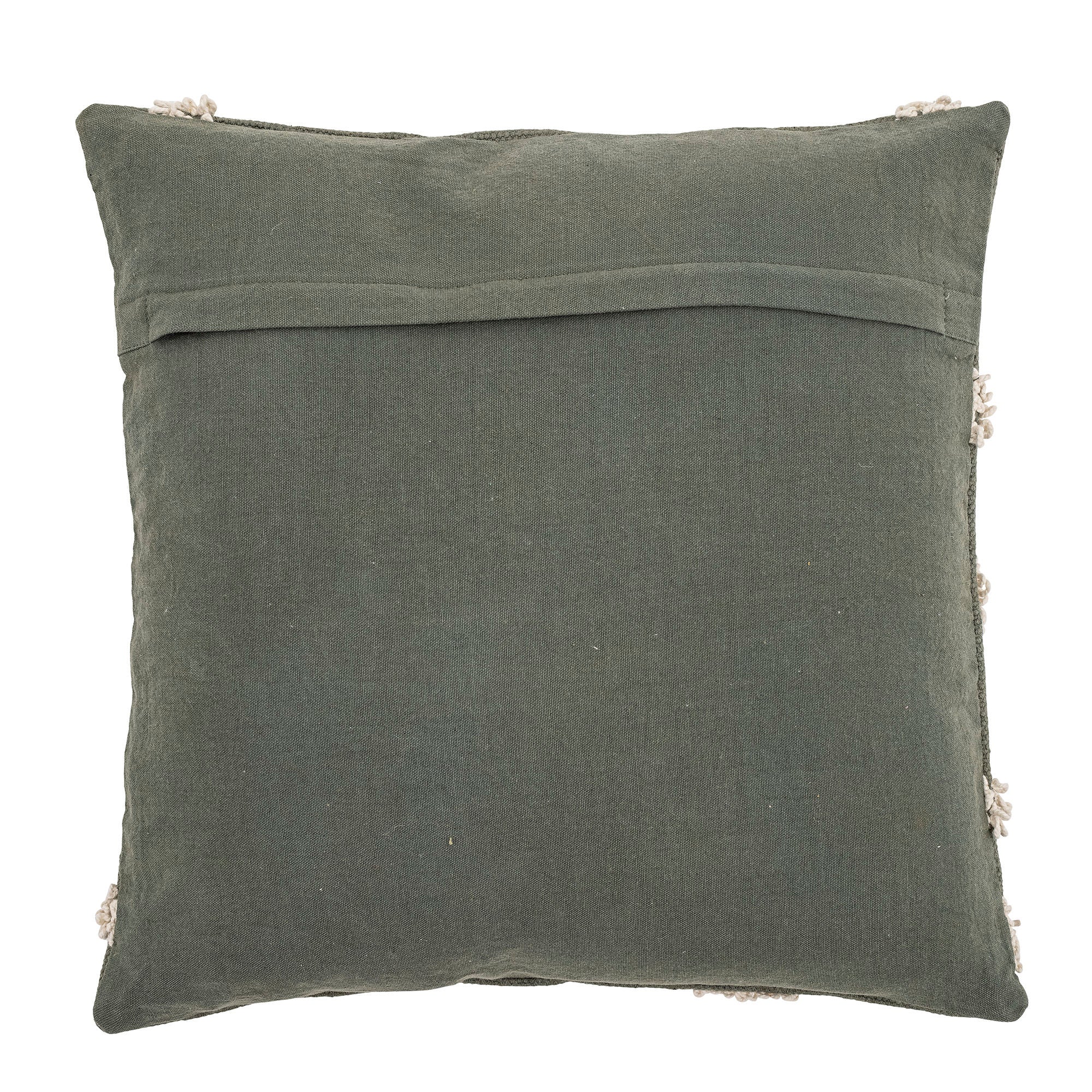 Bloomingville Mirfield Cushion, vert, coton