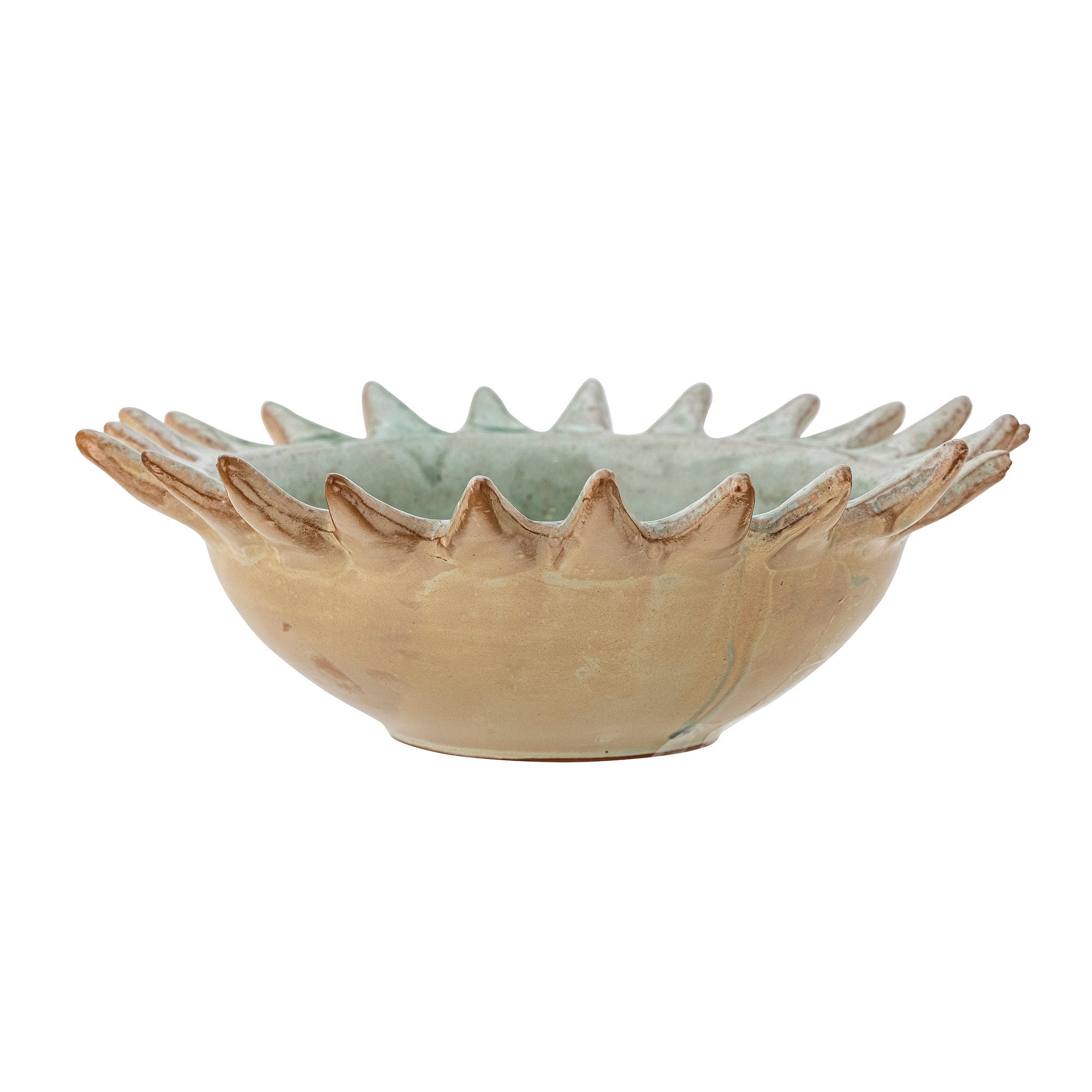 Creative Collection Lumi Bowl, Green, StoneWare