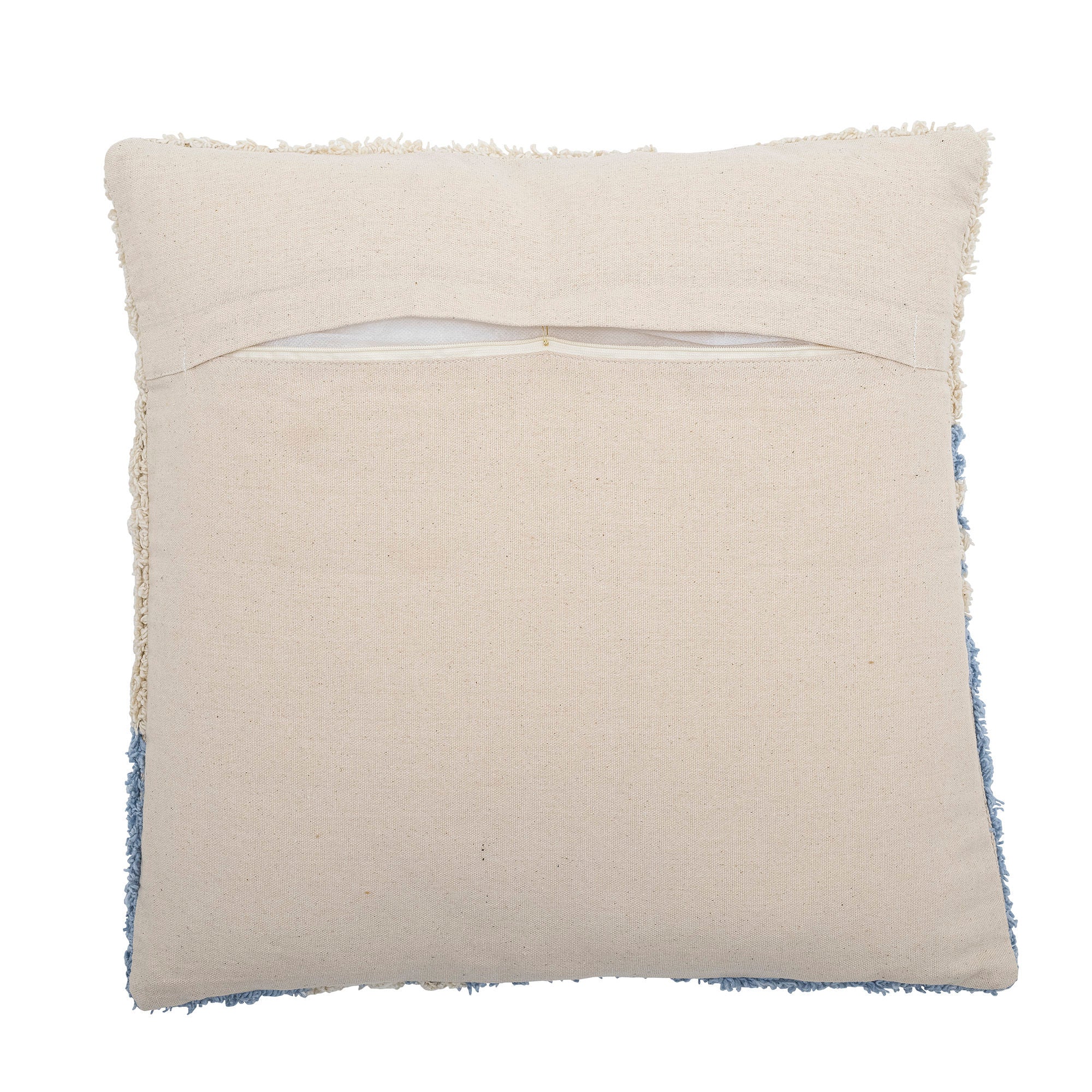 Bloomingville Mist Cushion, bleu, coton