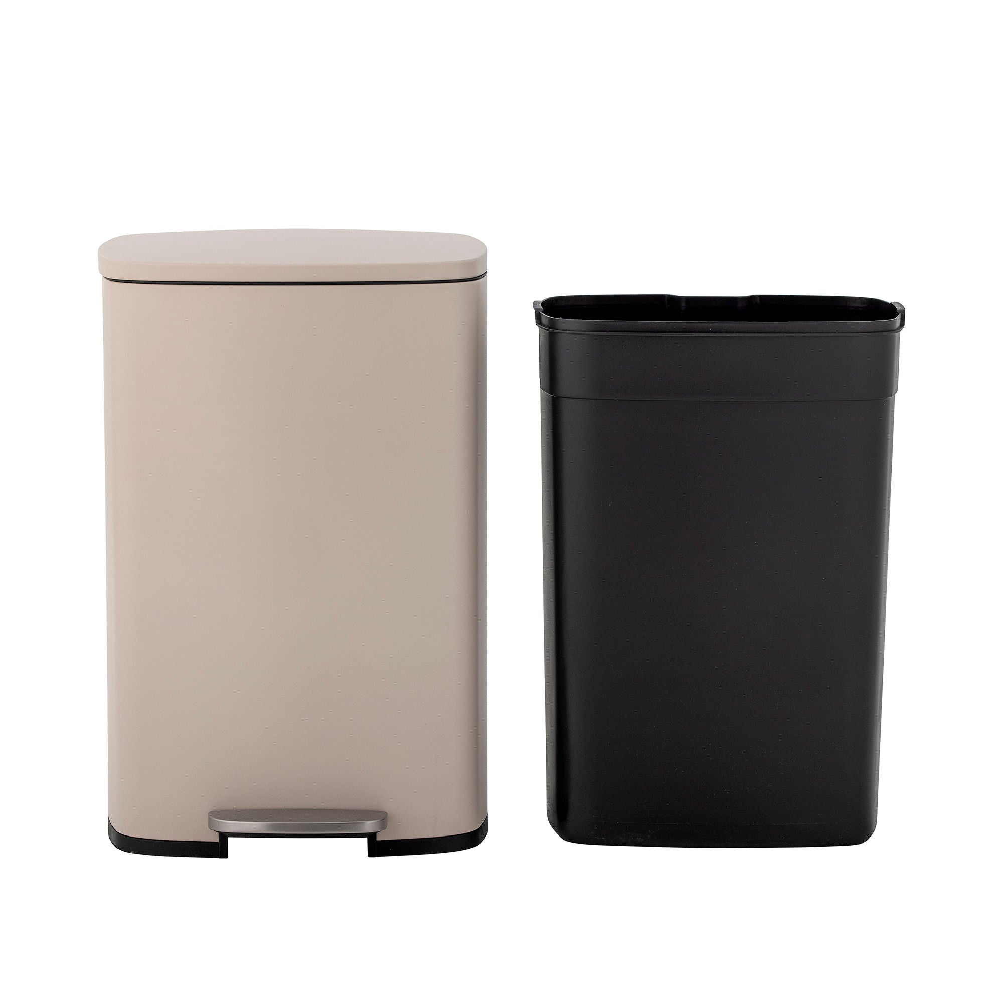 Bloomingville Leian Dustbin, Rose, Ferro