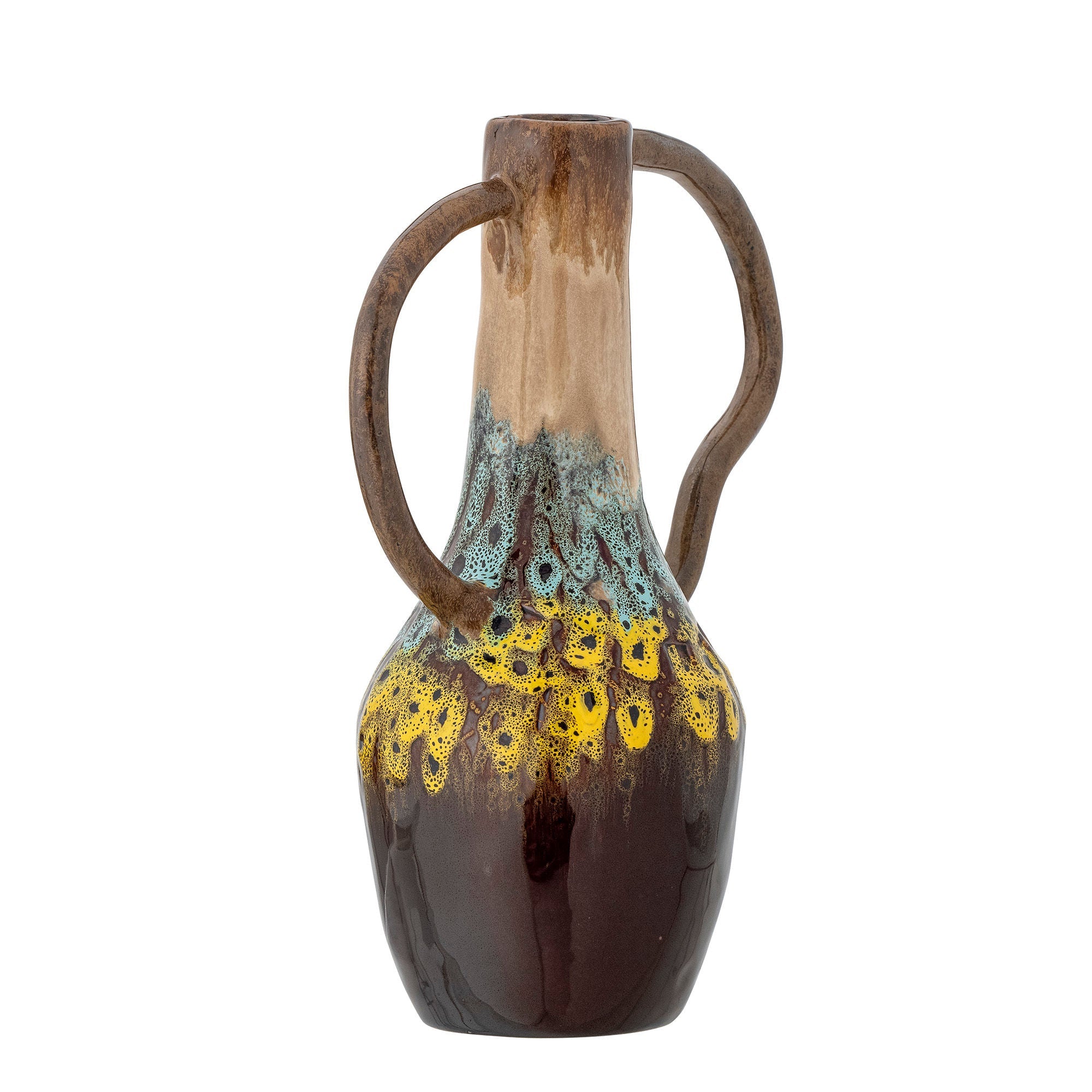 Creative Collection Mahnoor Vase, Brown, stentøj