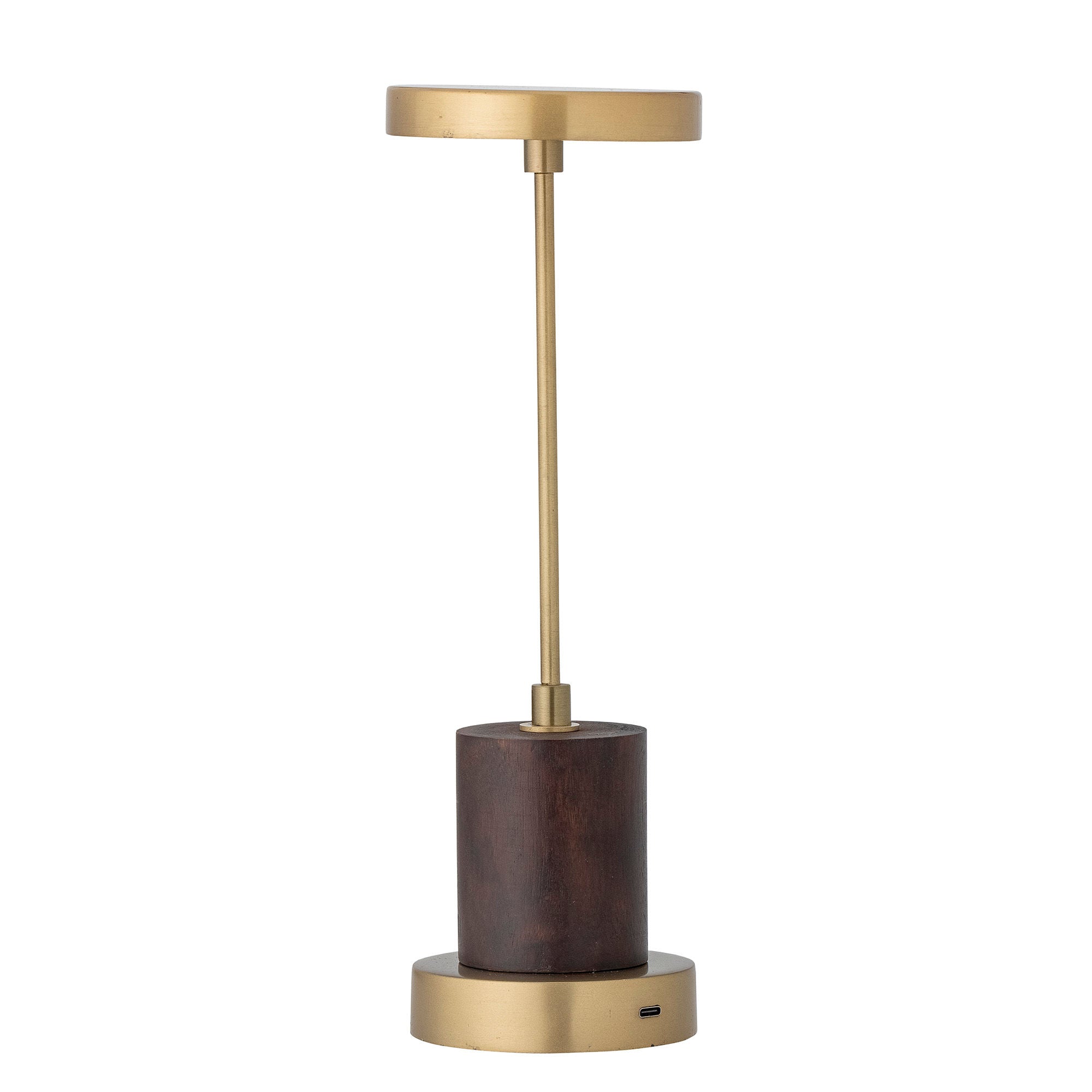 Bloomingville Chico tragbarer Lampe, wiederaufladbar, Messing, Metall