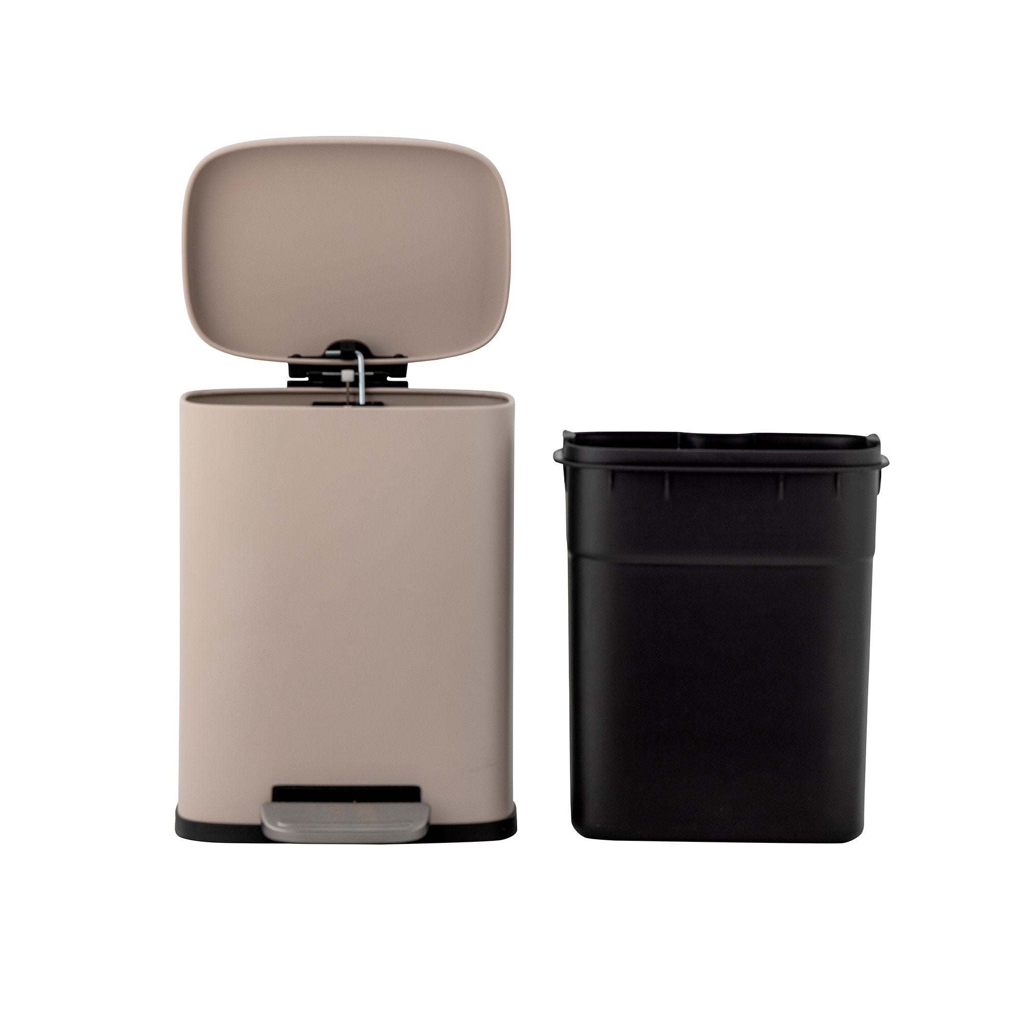 Bloomingville Leian Dustbin, Rose, Ferro