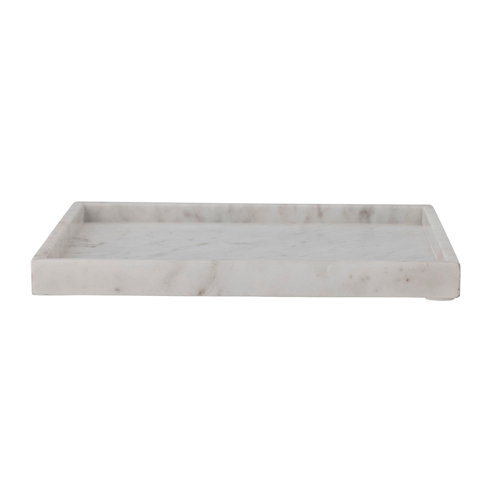 Bloomingville Majsa Tray, blanc, marbre