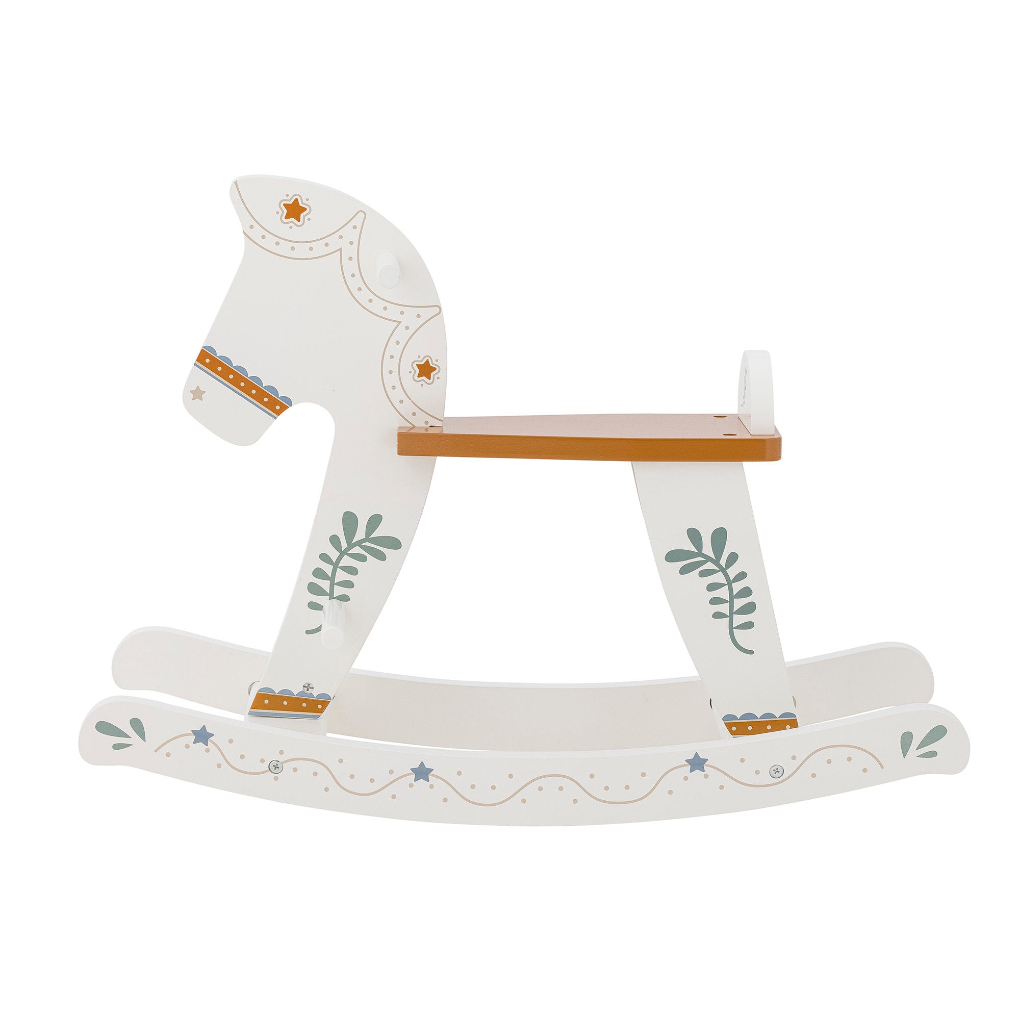 Bloomingville MINI Ruddy Rocking Toy, Horse, White, MDF