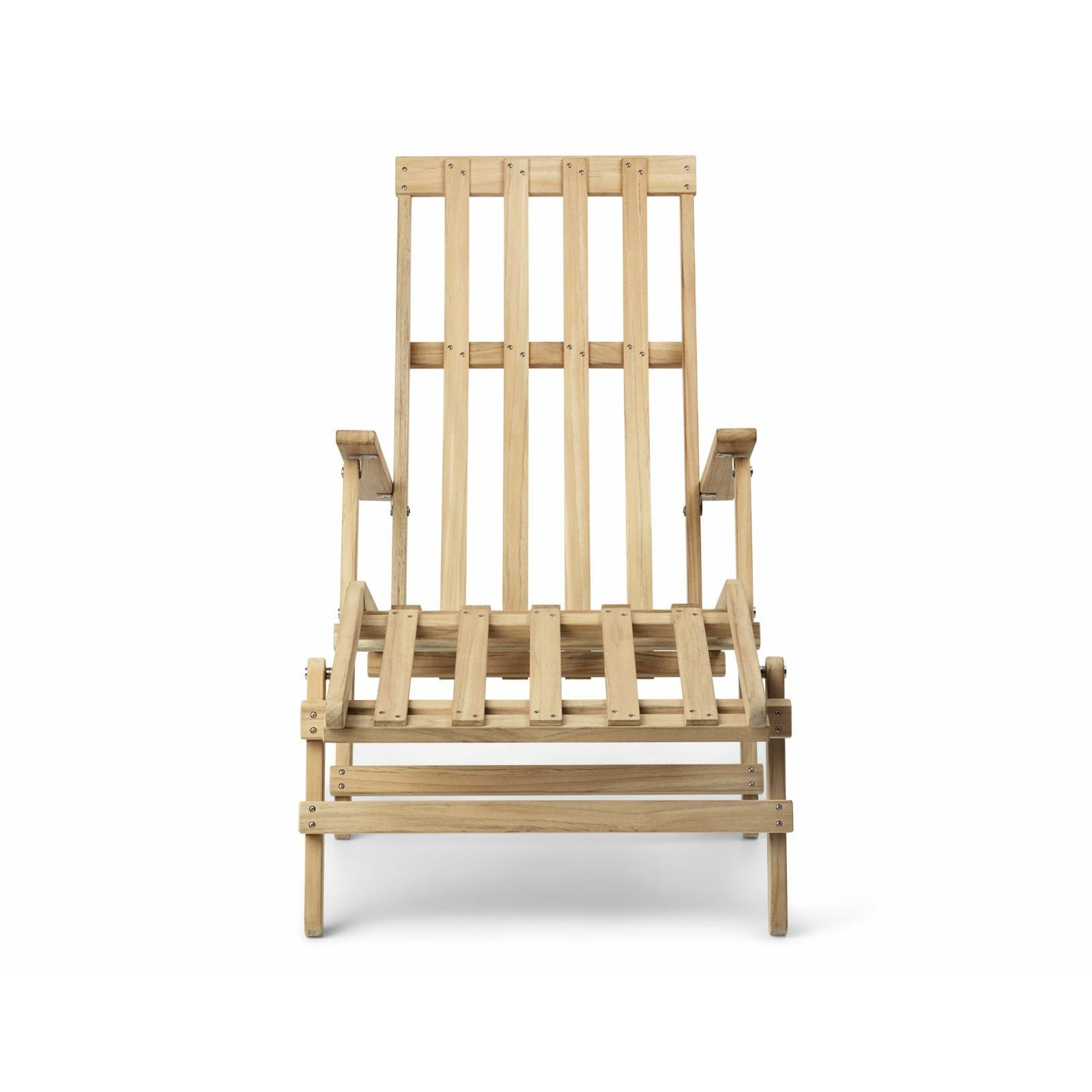 Carl Hansen BM5565 Uitgebreide ligstoel, onbehandelde teak